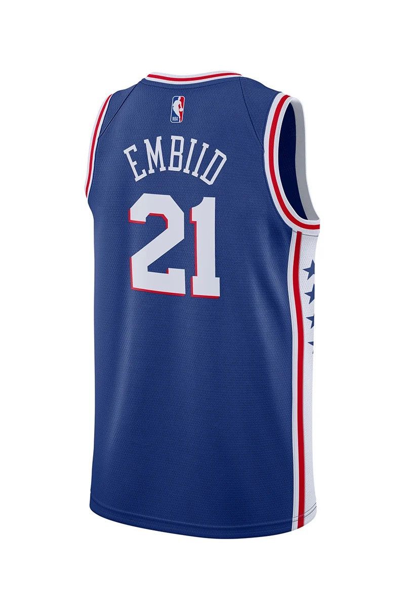 Nike Authentic Joel Embiid NBA Philadelphia 76ers Jersey