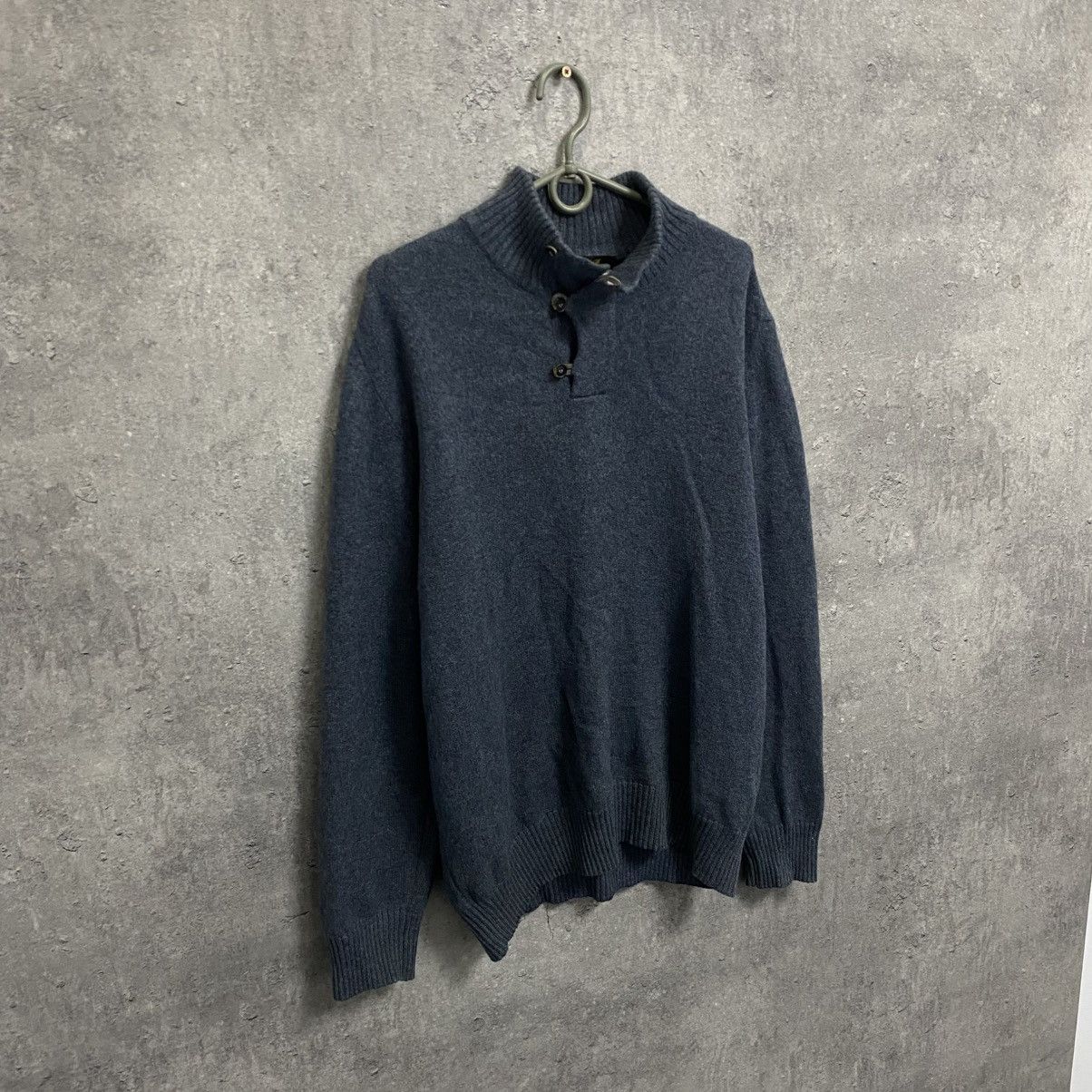 Loro Piana Loro Piana Quarter Zip Sweater Jumper Size US L / EU 52-54 / 3 - 3 Thumbnail