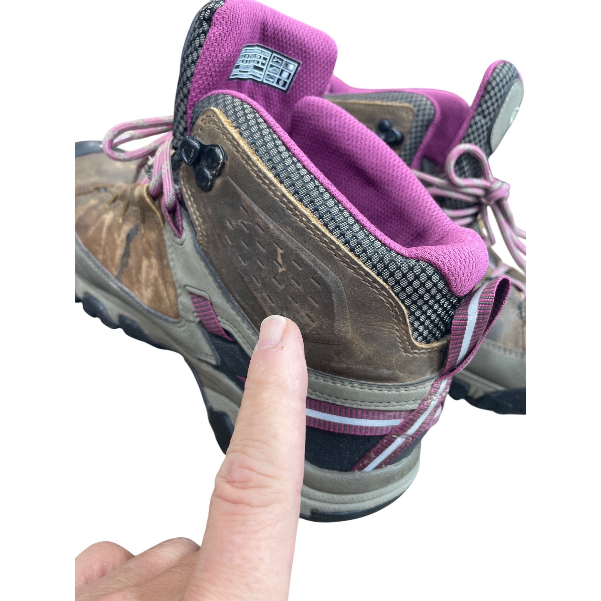 KEEN Keen Dry Womans Brown Pink Suede Waterproof Hike Boots Sz 10 Size US 10 / IT 40 - 16 Thumbnail