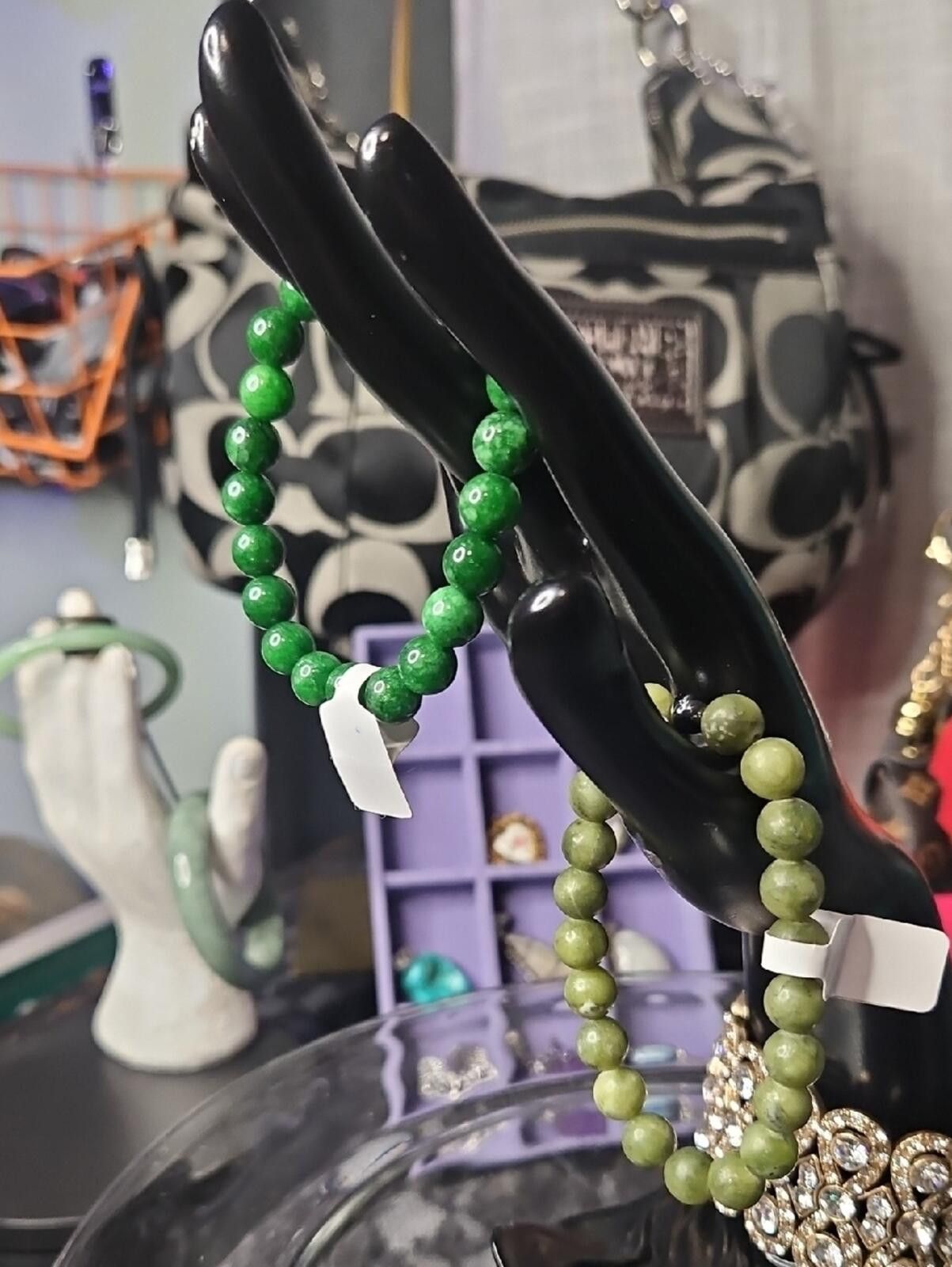 Other Jade Beaded Stretch Bracelet Duo 2 piece Size ONE SIZE - 1 Preview