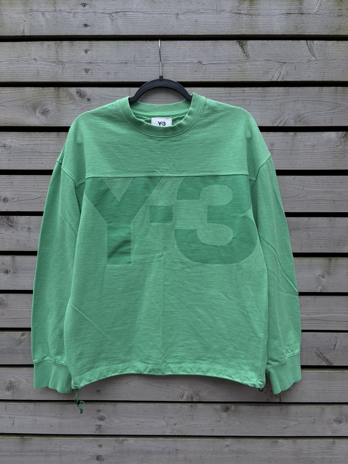 Yohji Yamamoto Y-3 Classic Heavy Pique Crew Sweatshirt Size US M / EU 48-50 / 2 - 2 Thumbnail
