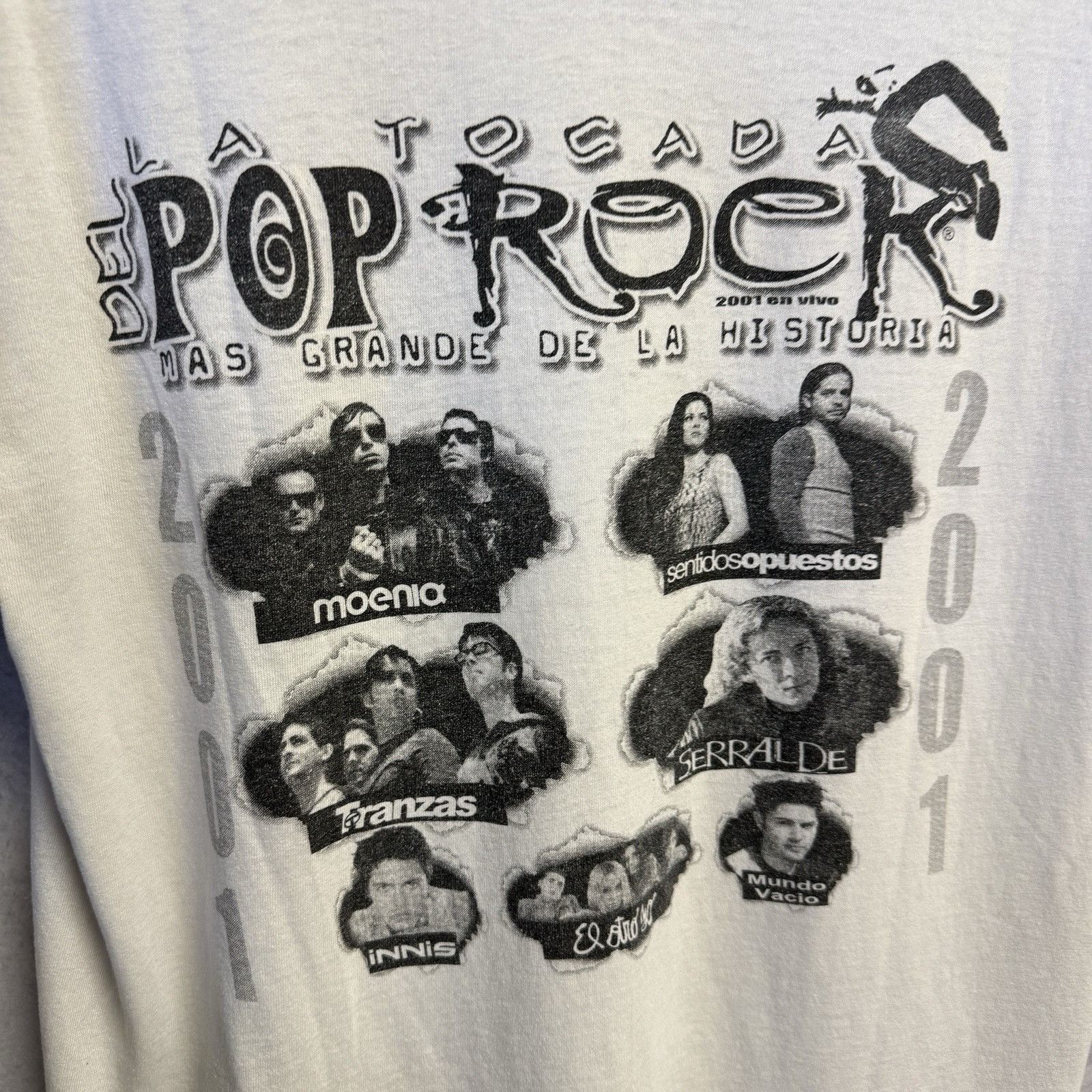 Band Tees Vintage La Tocada Pop Rock Festival Band T Shirt Mens M Size US M / EU 48-50 / 2 - 12 Thumbnail
