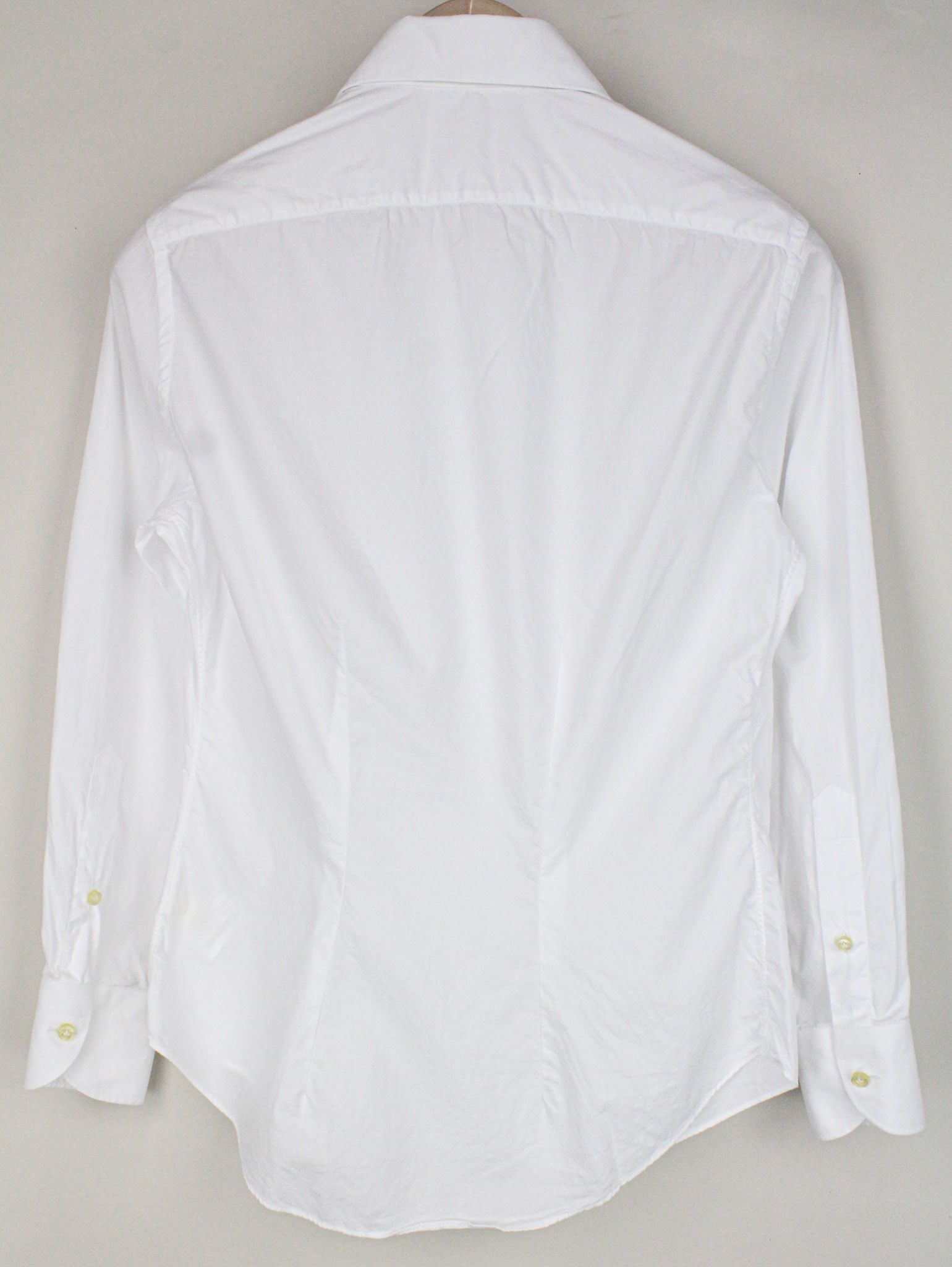 Suitsupply ~XS Slim White Cotton Cutaway Collared Twill 72602 Size US XS / EU 42 / 0 - 2 Thumbnail