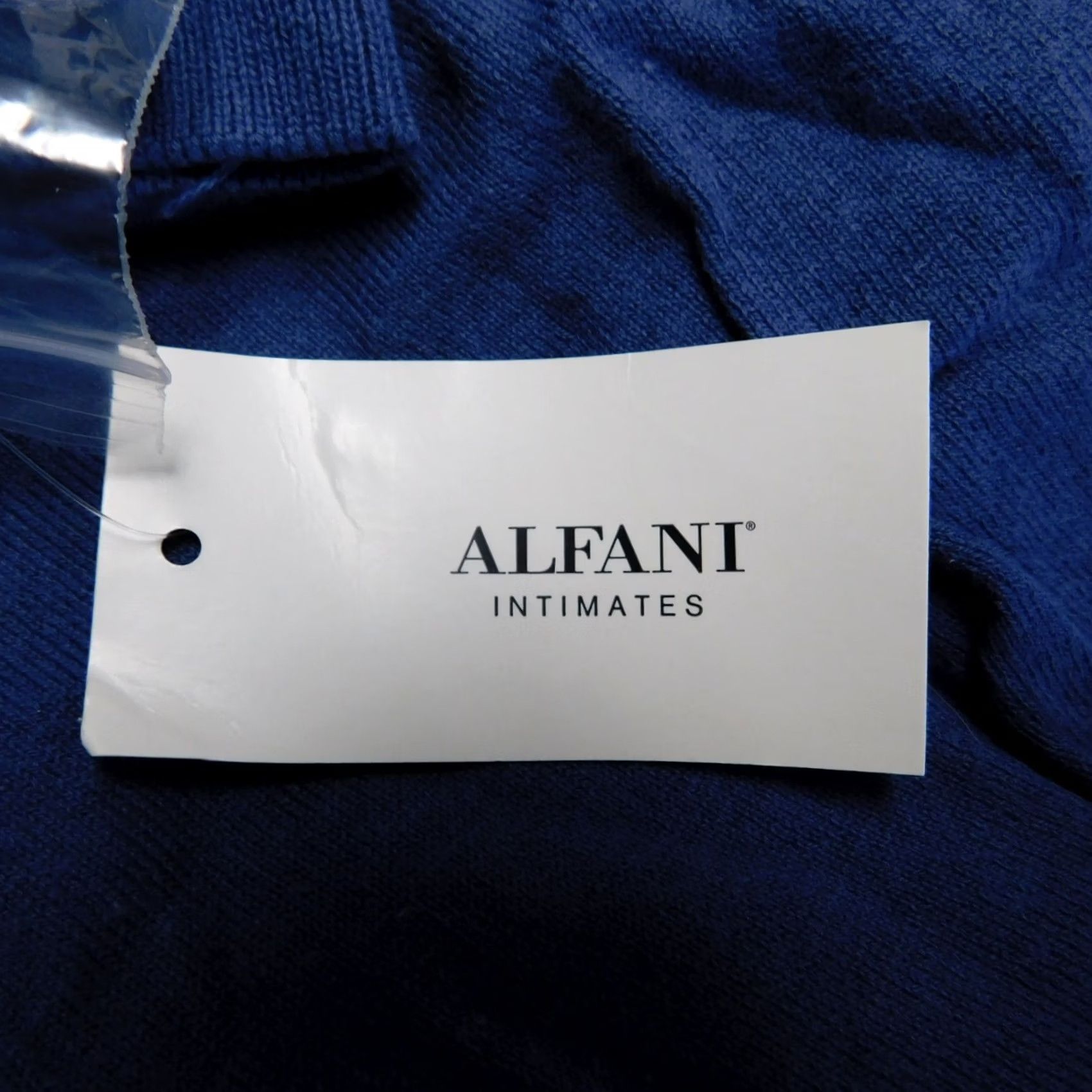 Alfani Alfani Cardigan Shirt Women M Blue 100% Cotton Knit V-Neck Button-Front Lightweight Casual Fall Winter Spring Sweater Size M / US 6-8 / IT 42-44 - 5 Thumbnail