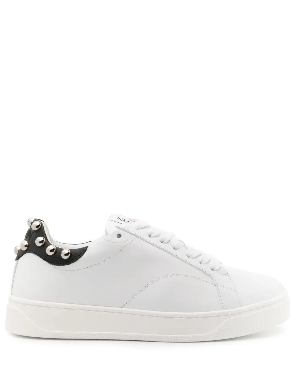 Lanvin o1y0326 Low-Top Sneakers in White/Black Size US 6 / IT 36 - 1 Thumbnail