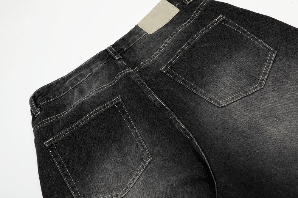 Japanese Brand × Vintage Men's trendy high street loose straight distressed jeans Size US 32 / EU 48 - 4 Thumbnail