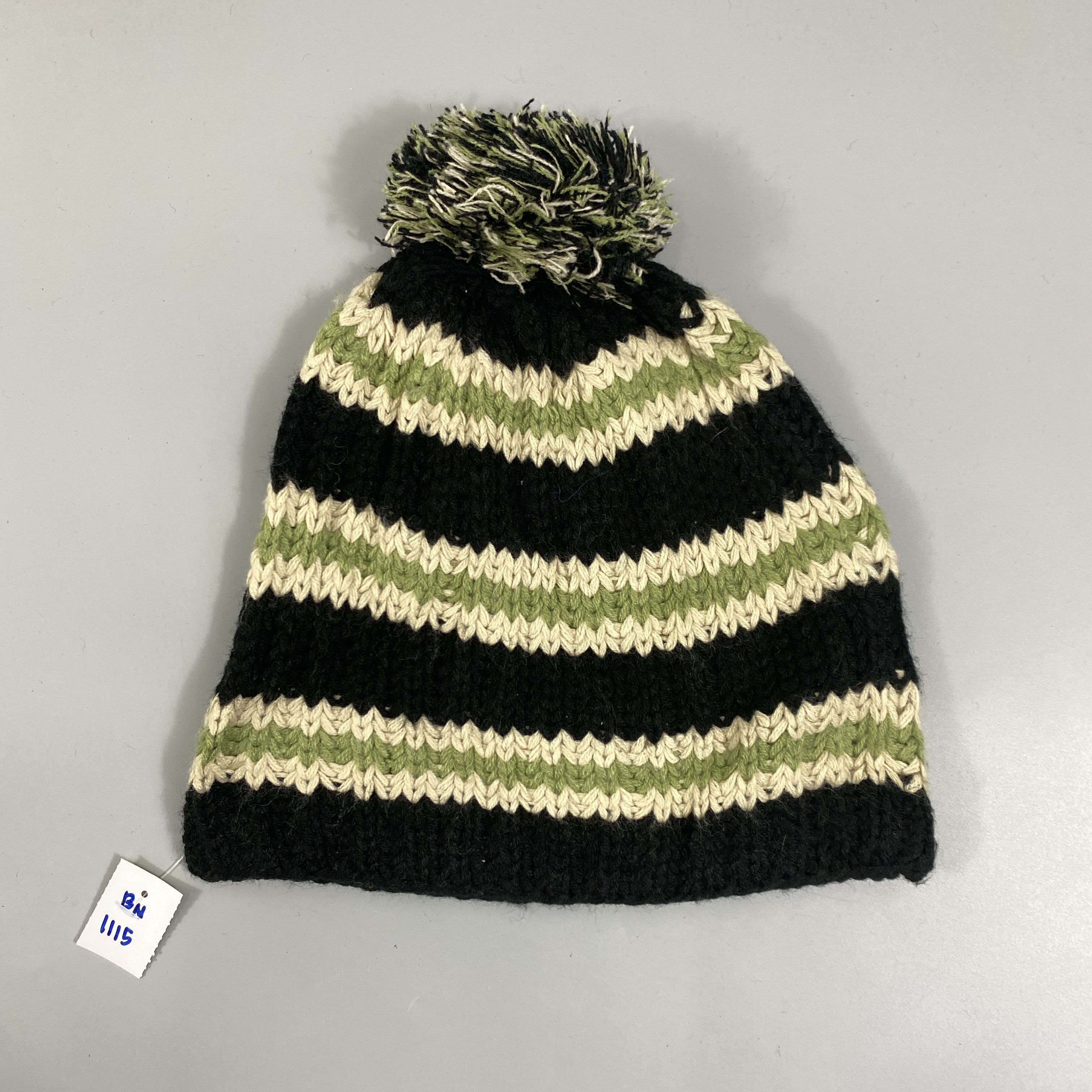 Japanese Brand Striped Snow Cap Beanie Hat -BN1115 Size ONE SIZE - 7 Thumbnail