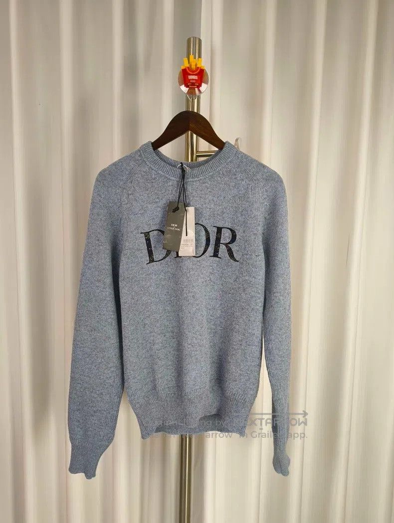 Dior Dior Haze blue woollen sweater pullover sweatshirt sweater Size US L / EU 52-54 / 3 - 1 Thumbnail