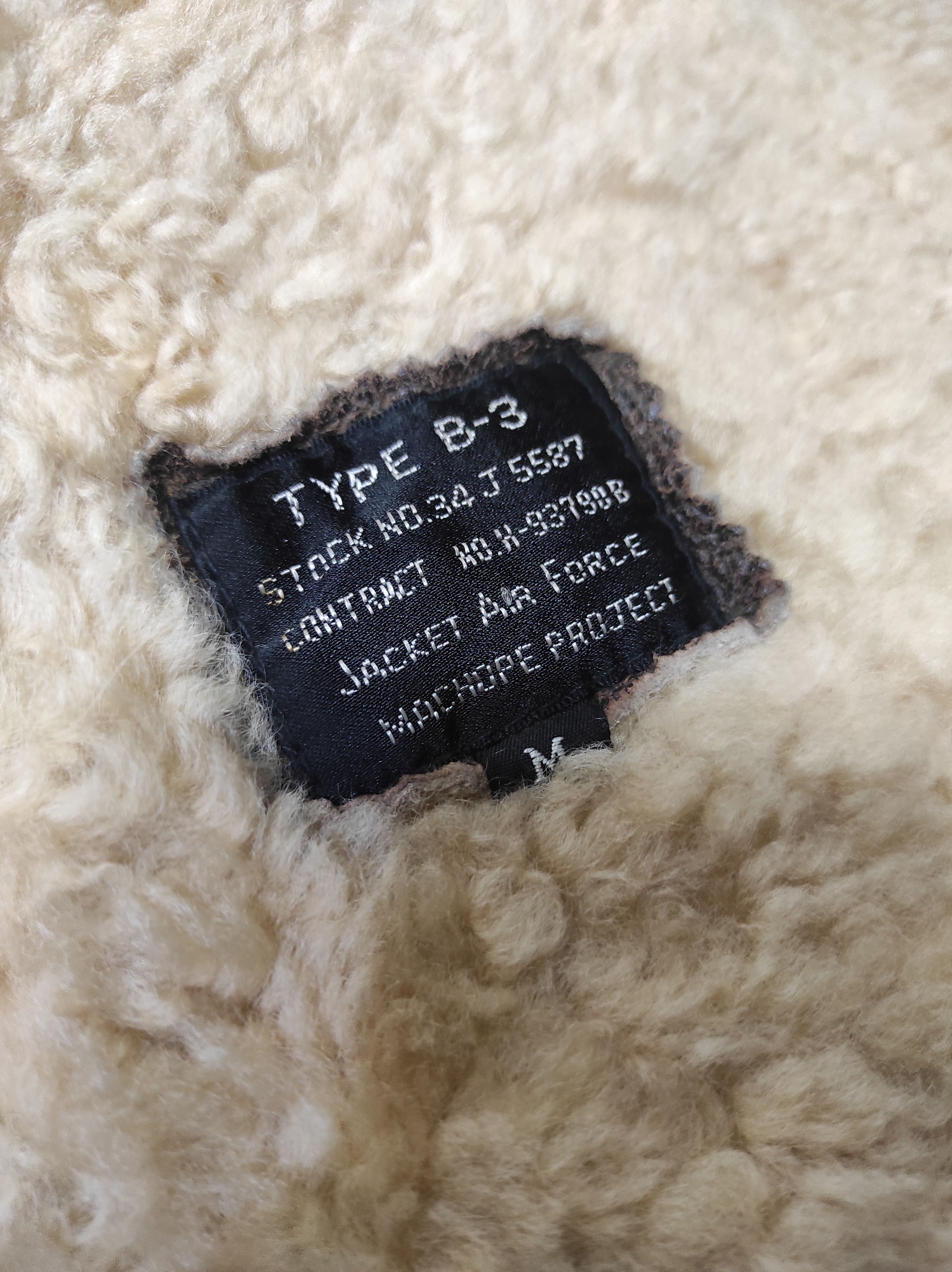 Japanese Brand Beautiful Bomber Flight Jacket Type -B3 Genuine Sheepskin Size US M / EU 48-50 / 2 - 12 Thumbnail