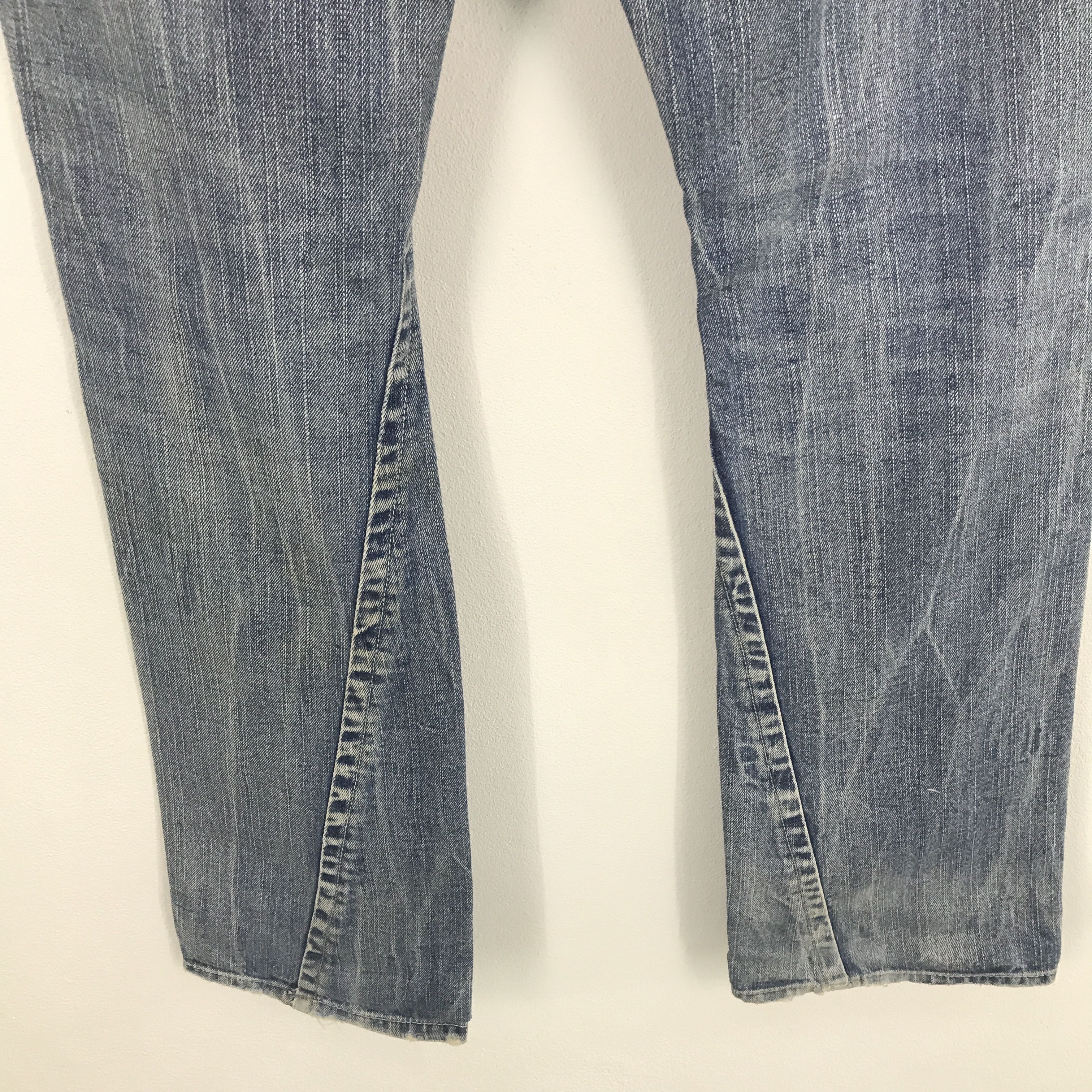 Japanese Brand Rare sorridere japan bootcut distressed denim jeans pants Size US 30 / EU 46 - 6 Thumbnail