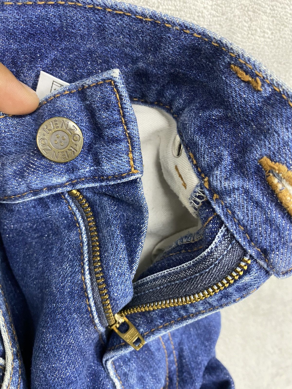 Kenzo × Vintage Y2K🔥Vintage KENZO BLUE DENIM JEANS Size US 30 / EU 46 - 11 Thumbnail