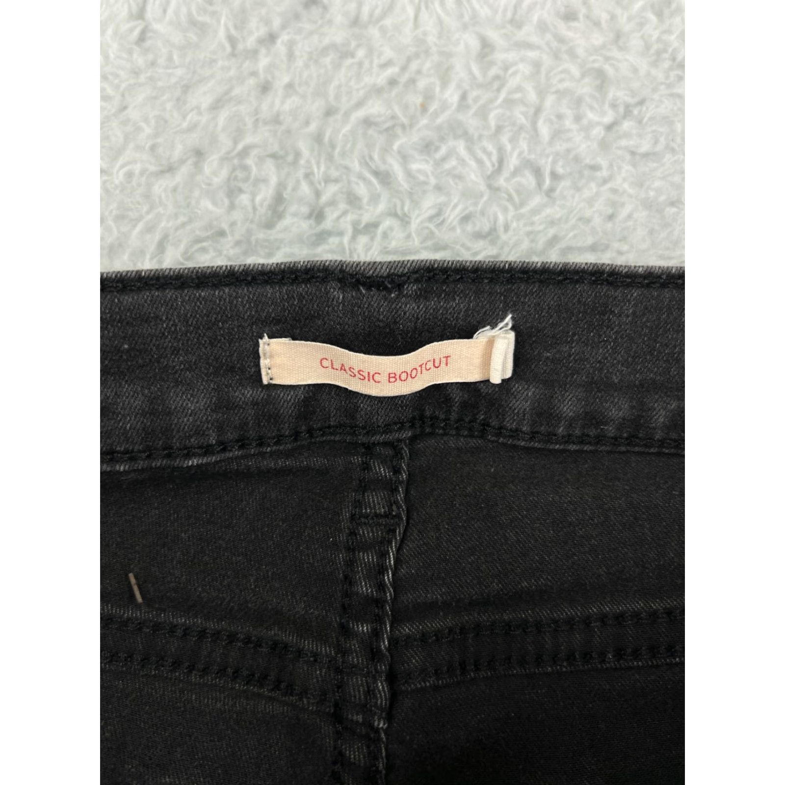 Levi's Levis Jeans Womens 8S Black Denim Classic Bootcut Cotton Blend Western Size 30" / US 8 / IT 44 - 4 Thumbnail
