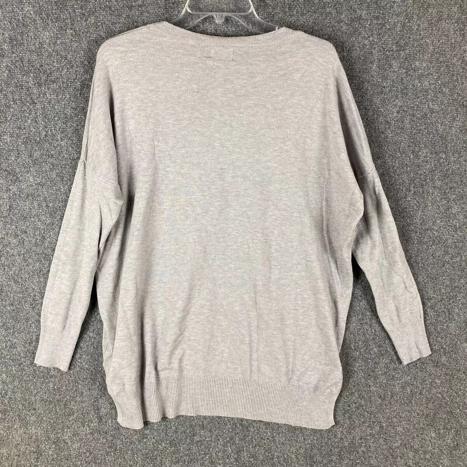 Other Dreamers Sweater Women's S/M Long Sleeve Pullover Gray Size S / US 4 / IT 40 - 7 Thumbnail