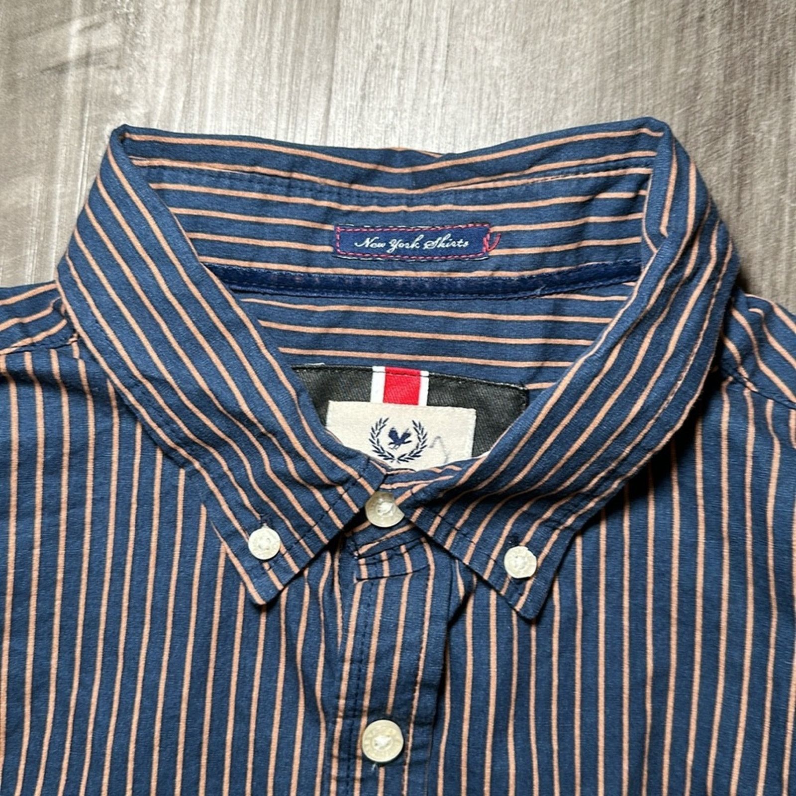 Travis Scott Cactus New York Shirt Striped Long Sleeve Button Down - XL Size US XL / EU 56 / 4 - 6 Thumbnail