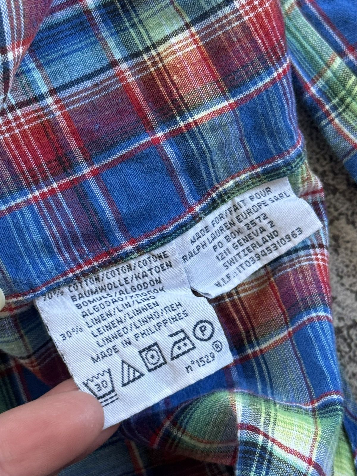 Polo Ralph Lauren Polo Ralph Lauren L/size Chekered flannel shirts 👔 button up Size US L / EU 52-54 / 3 - 7 Thumbnail