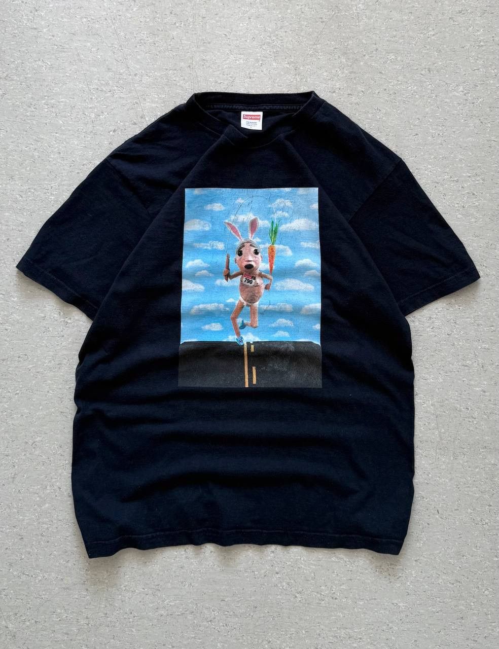 Supreme 00s Vintage Supreme Big Logo Runner Oversized Tee Size US L / EU 52-54 / 3 - 2 Thumbnail
