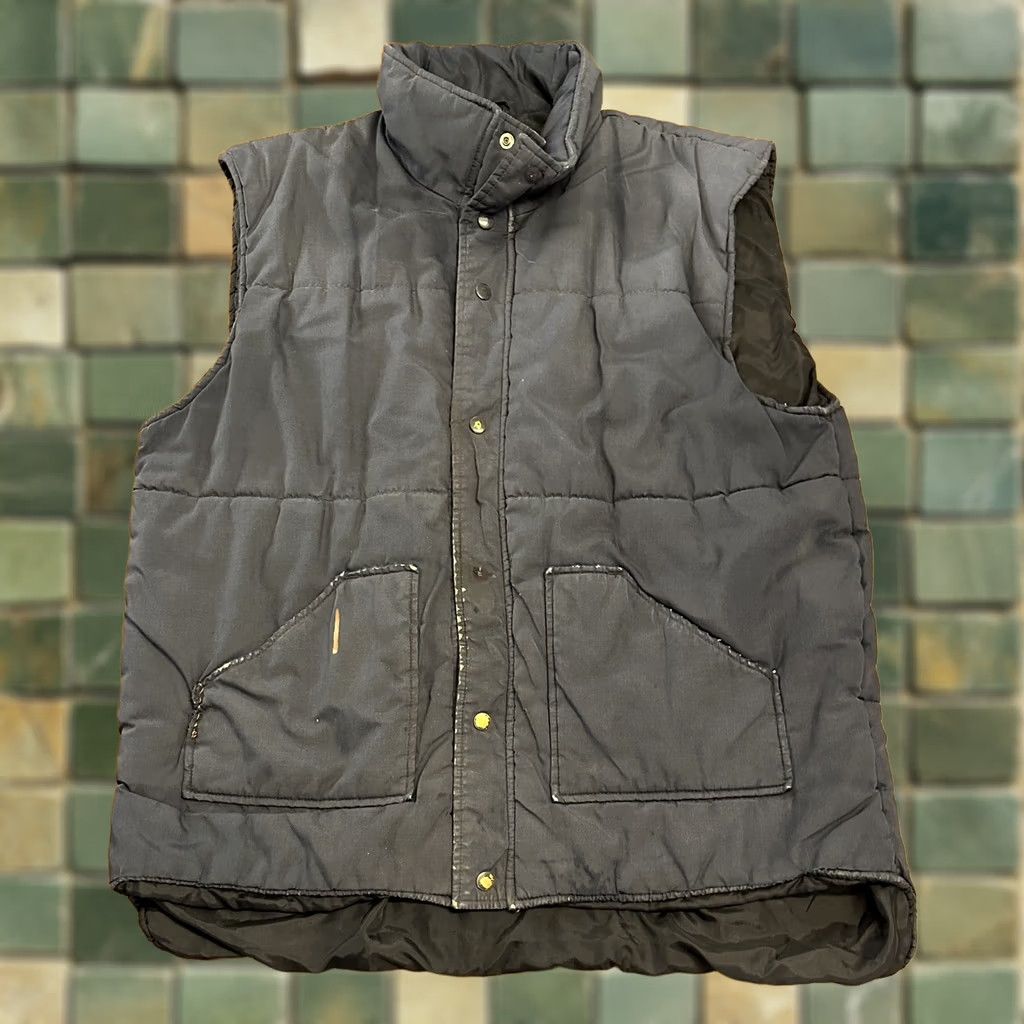 Vintage VINTAGE The King Size Vest XL Black 90s Puffer Mens Size US XL / EU 56 / 4 - 1 Thumbnail
