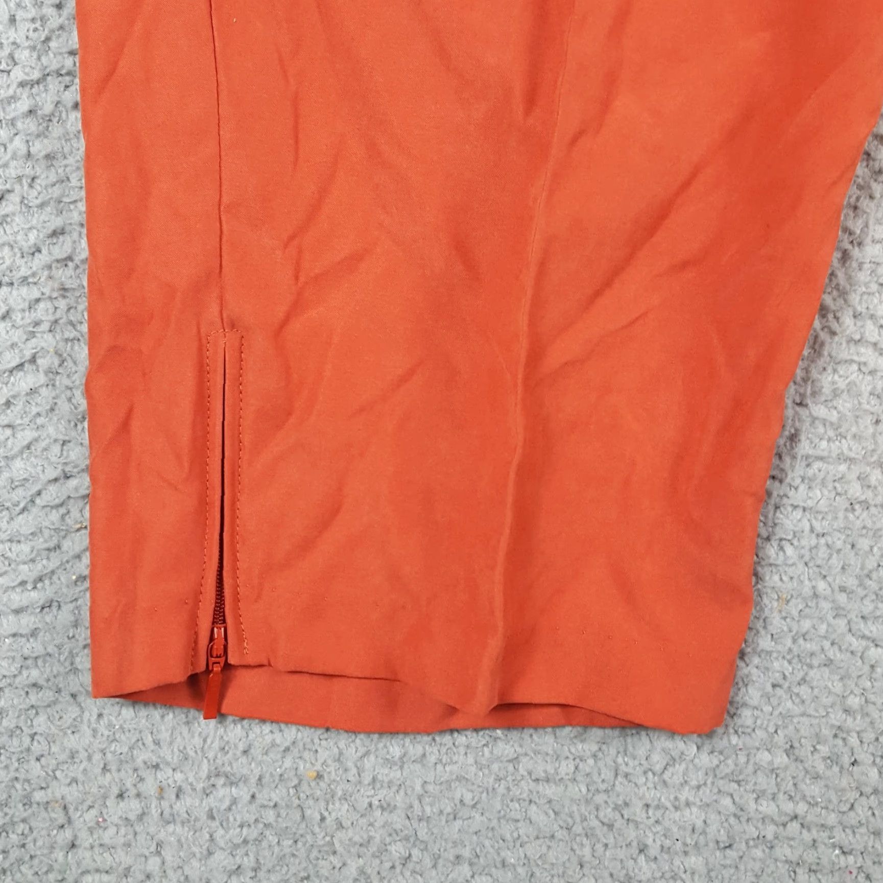 Vintage VINTAGE Jamie Sadock Capri Pants Capris Orange 2000s Y2K Preppy Women's Size 18 Tapered Capri Size 40" / US 18 - 5 Thumbnail