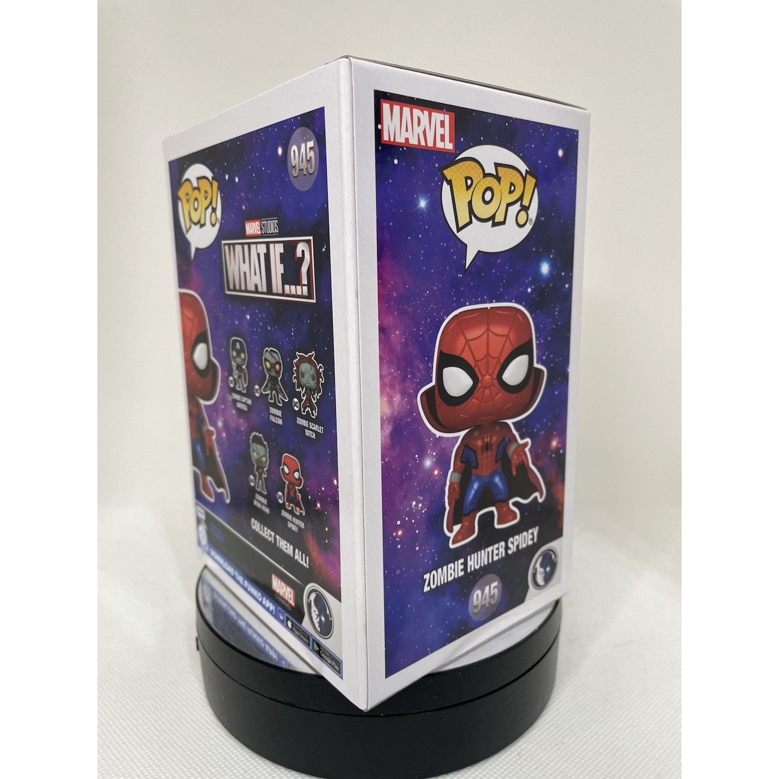 Marvel Comics Funko PoP Zombie Hunter Spidey Metallic Walmart Excl 945 Size ONE SIZE - 6 Thumbnail