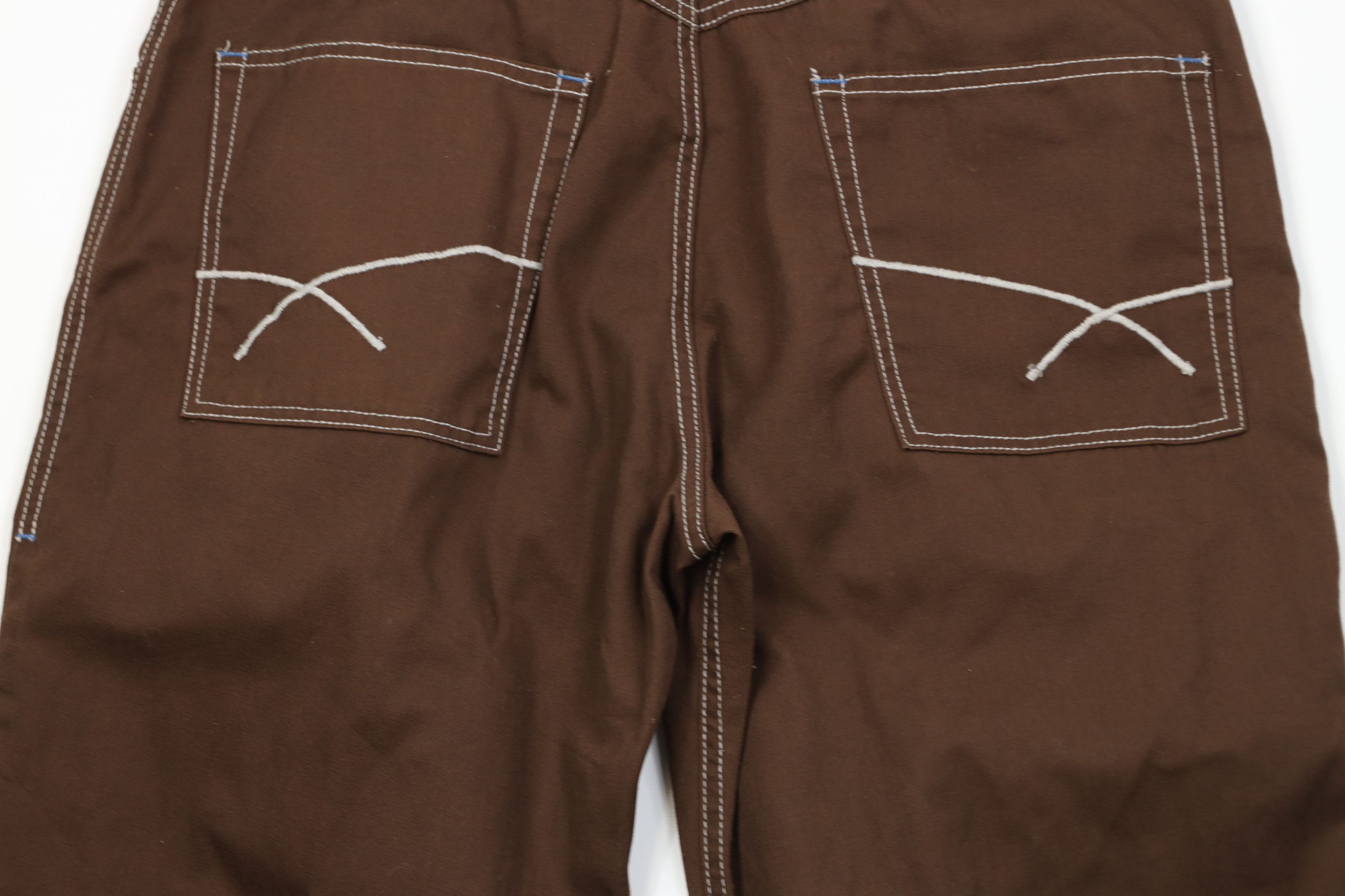 Vintage Vintage 90s Y2K Kikwear Wide Leg Skateboard Pants Brown USA Size US 34 / EU 50 - 11 Thumbnail