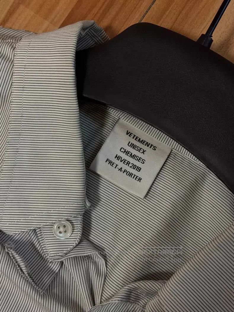 Vetements VETEMENTS White Plaid Shirt Fake Two-Piece Layered Destroy Size US S / EU 44-46 / 1 - 3 Thumbnail