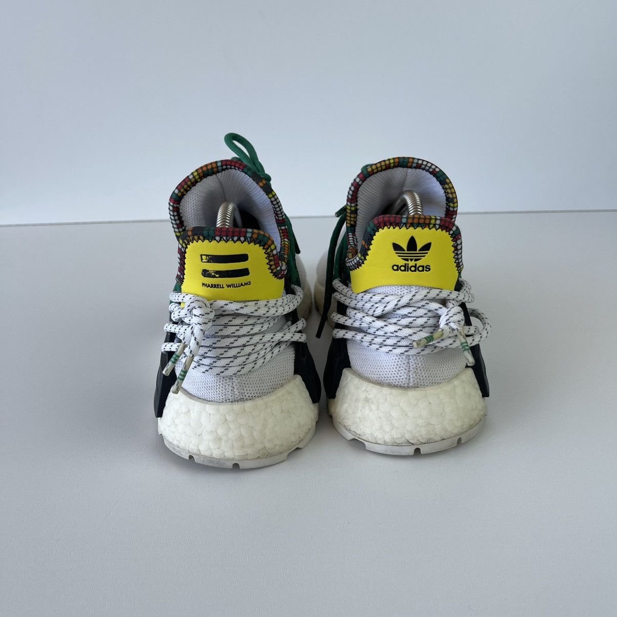 Adidas × Human Made Adidas NMD Human Race Pharrell Inspiration Pack White EE7583 Size US 10.5 / EU 43-44 - 6 Thumbnail