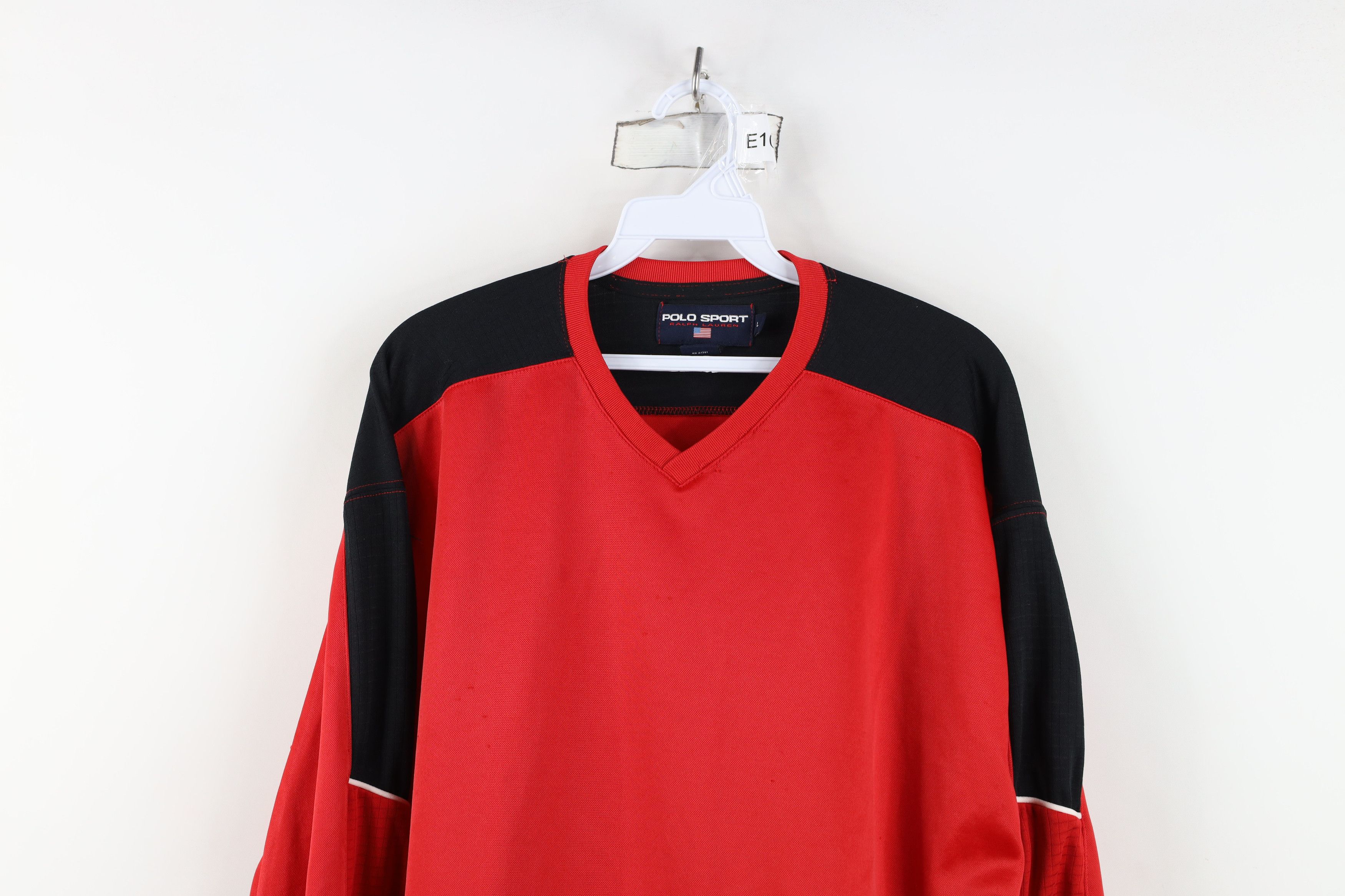 Ralph Lauren Vintage 90s Polo Sport Ralph Lauren Spell Out Knit T-Shirt Size US L / EU 52-54 / 3 - 2 Thumbnail