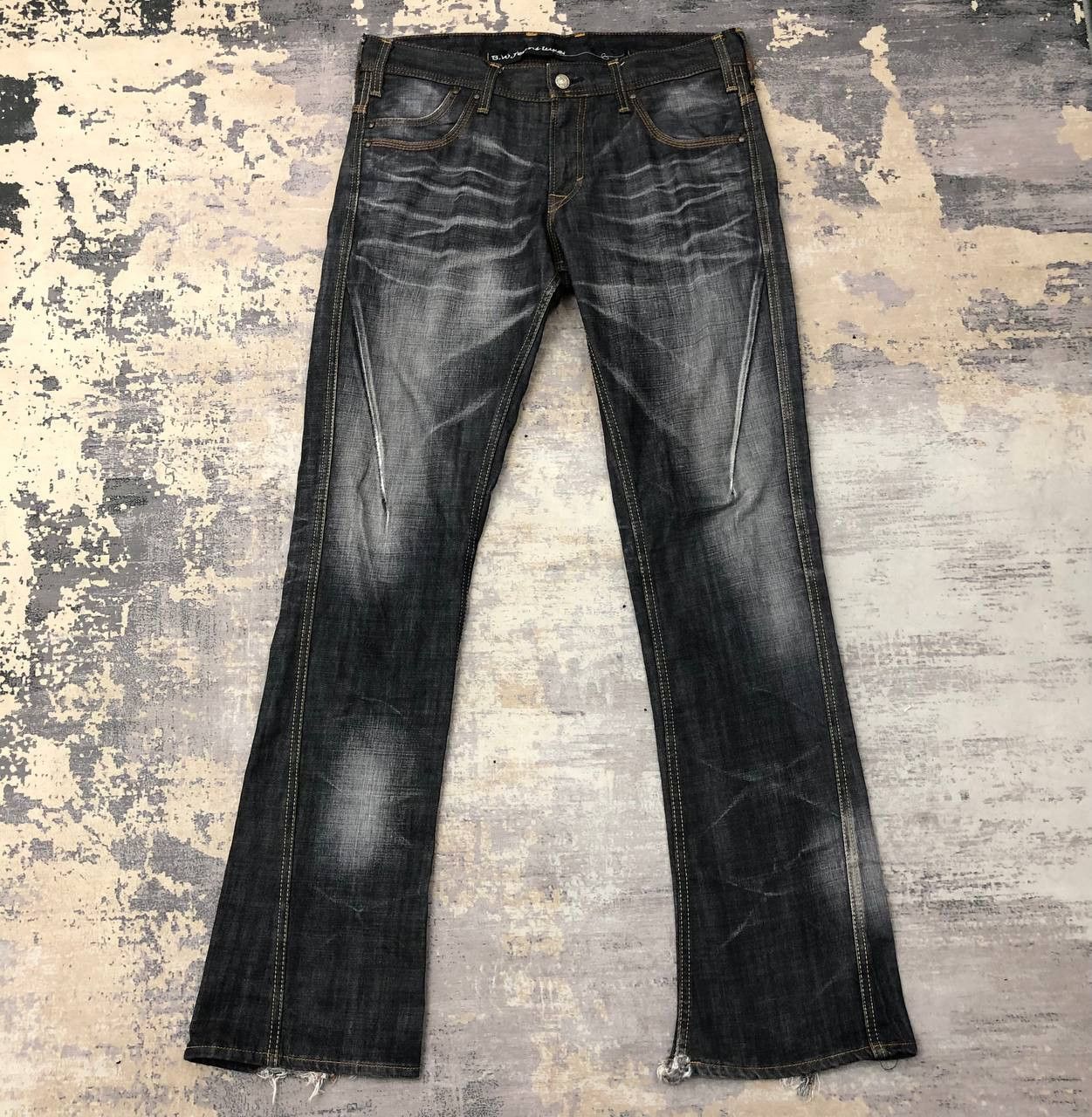 Blue Blue Japan P836 BLUE WAY x LUXES FLARED DENIM Size US 34 / EU 50 - 1 Thumbnail
