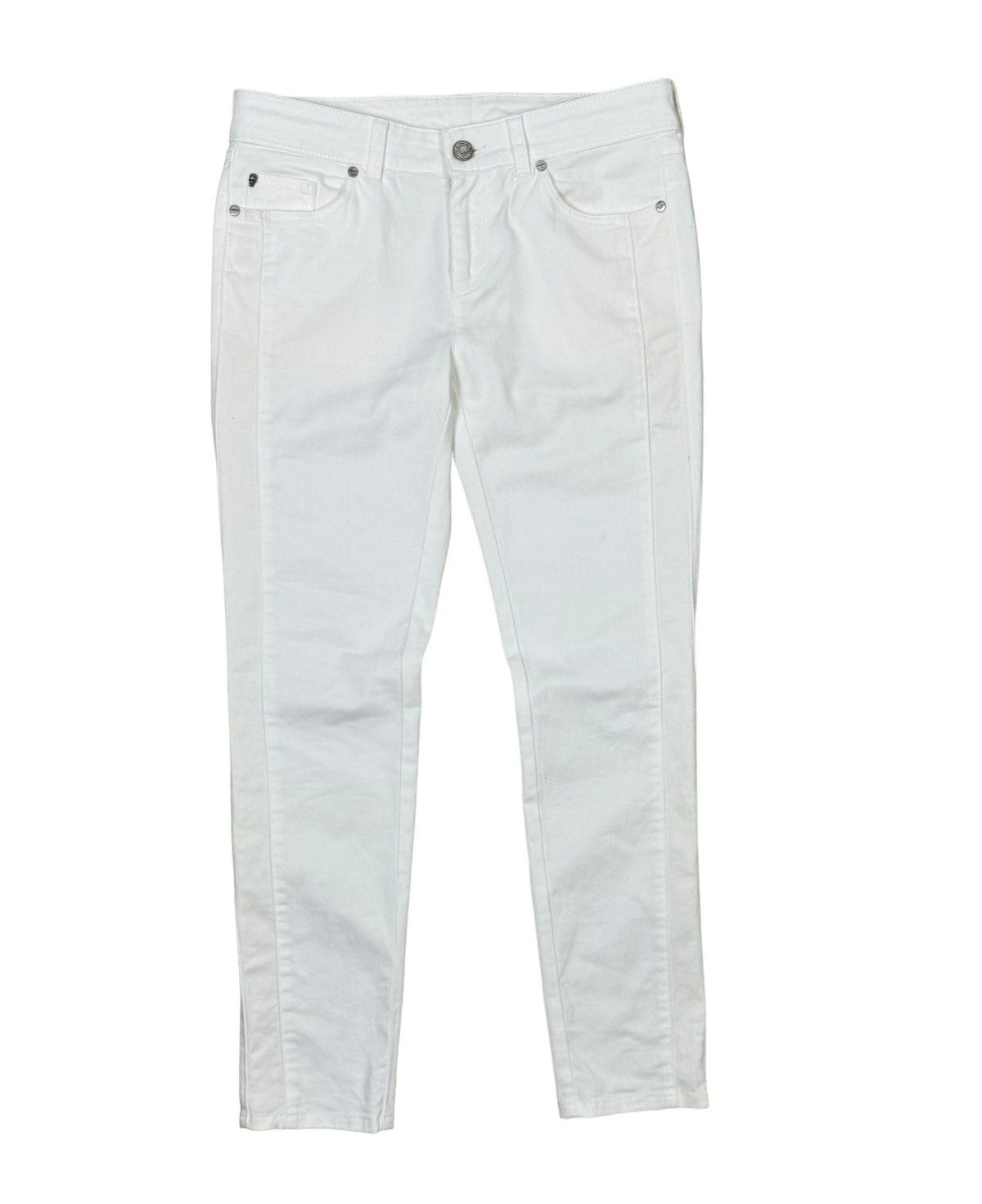 Alexander McQueen Alexander McQueen White Crop Jeans Skinny size 42 Size 28" / US 6 / IT 42 - 9 Thumbnail