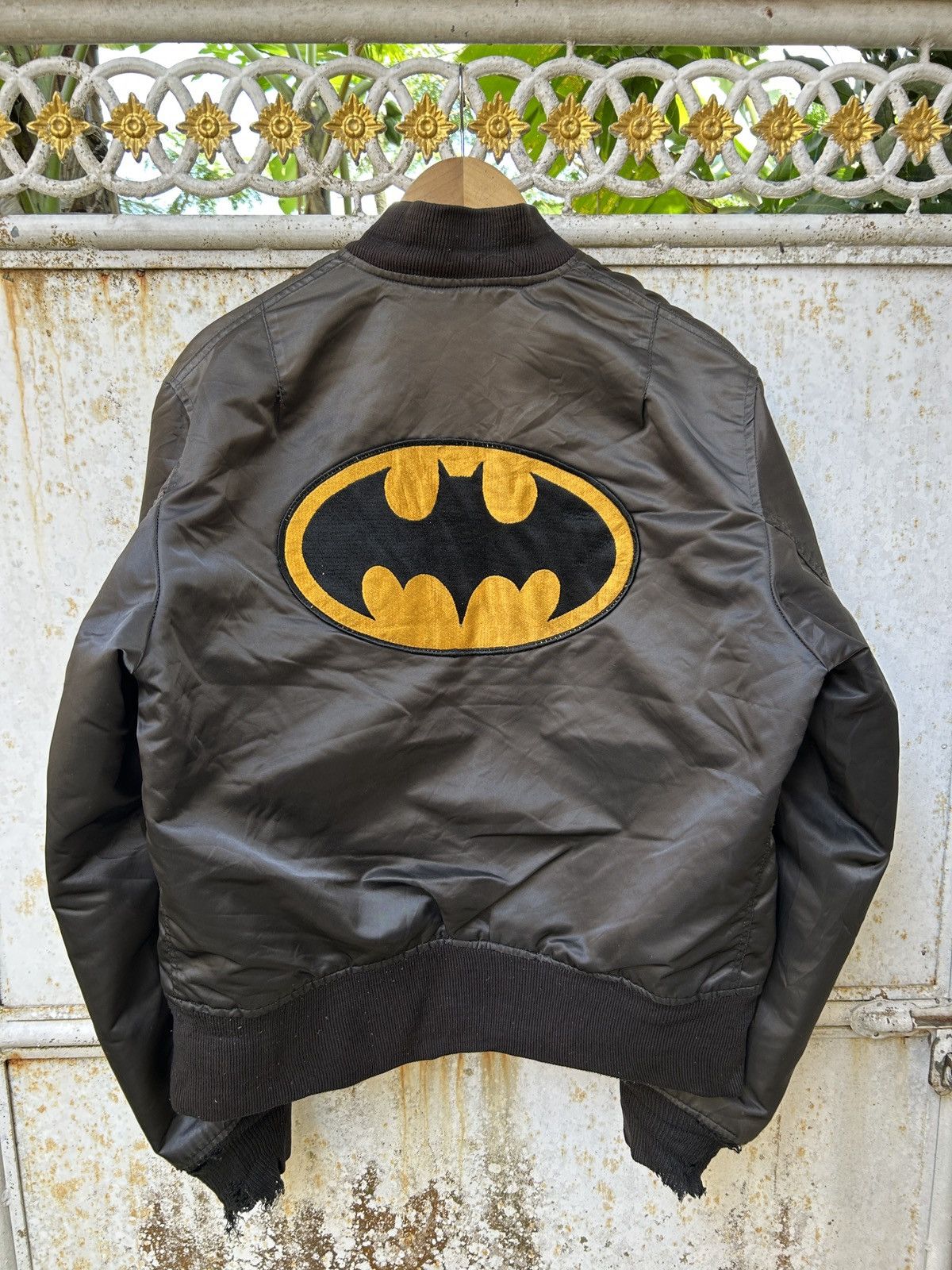 DC Comics Vintage1989 DC Comics Batman MA-1 Bomber Jacket Size US M / EU 48-50 / 2 - 1 Thumbnail