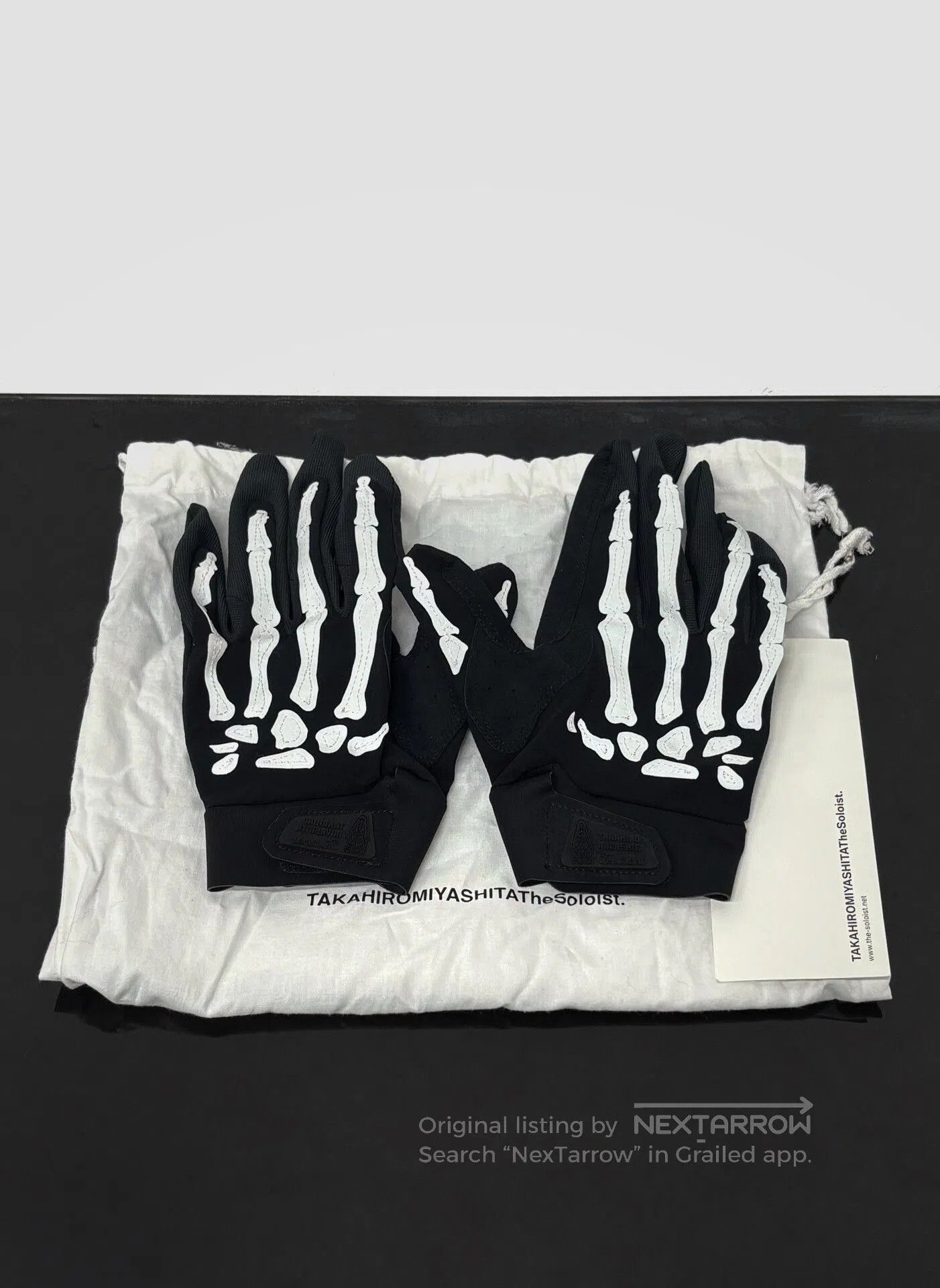 Takahiromiyashita The Soloist. THE SOLOIST AW24 Skeleton Gloves. Size ONE SIZE - 1 Thumbnail