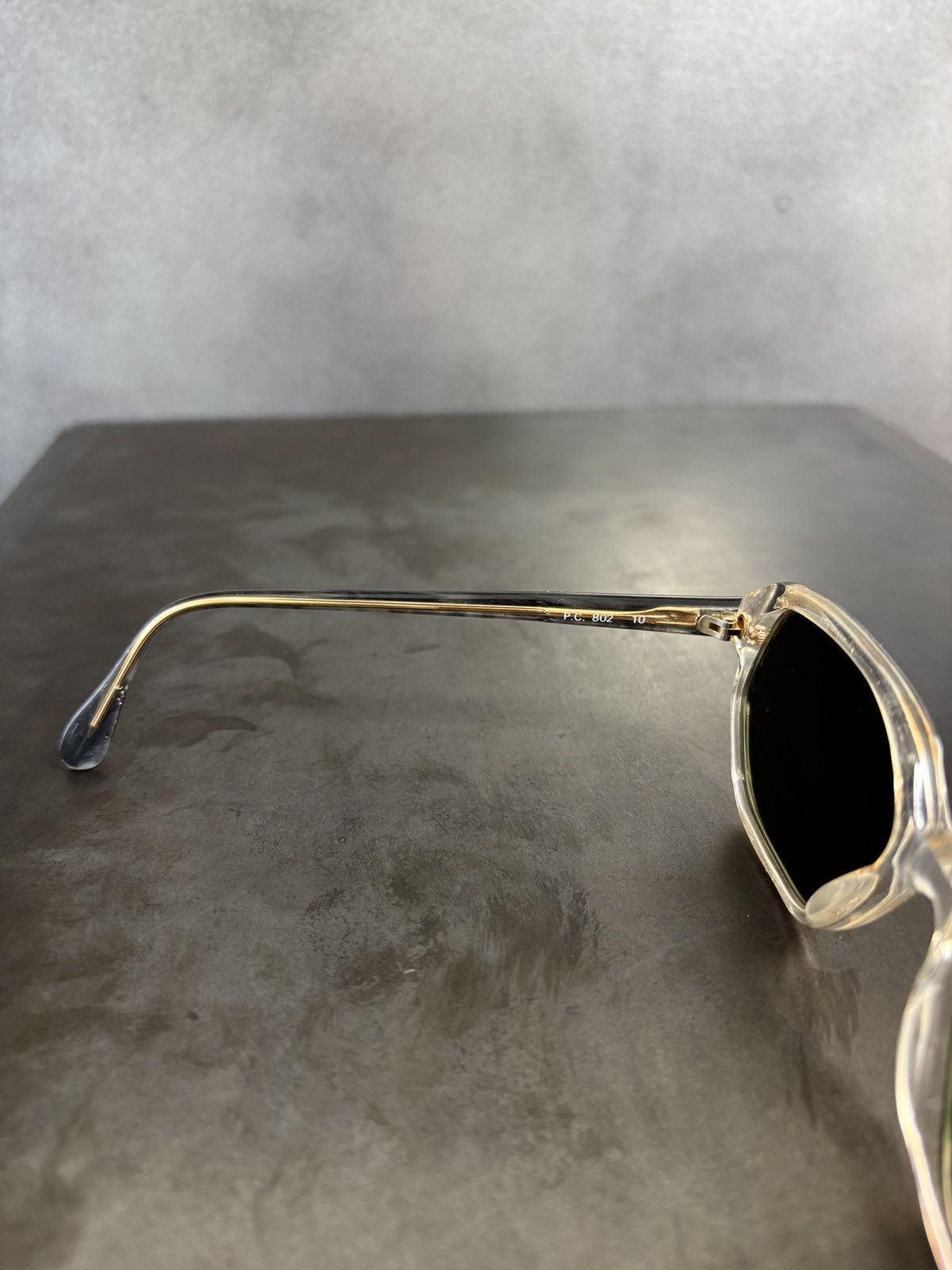 Pierre Cardin × Vintage 1980s Pierre Cardin Sunglasses Marble Wayfarer Angular Geome Size ONE SIZE - 8 Thumbnail