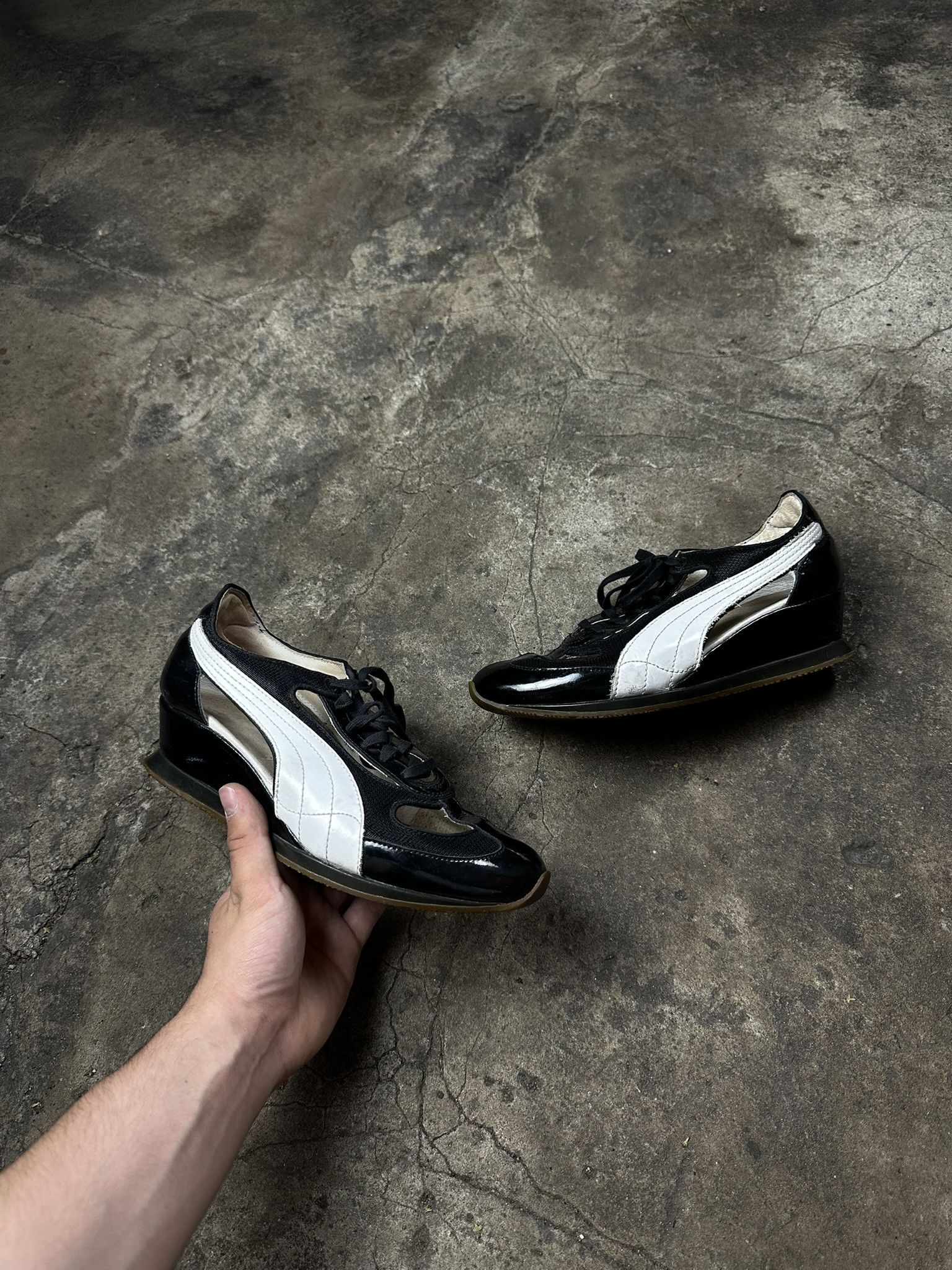 2000s Puma Heel Avant Garde Balette Y2k Shoes