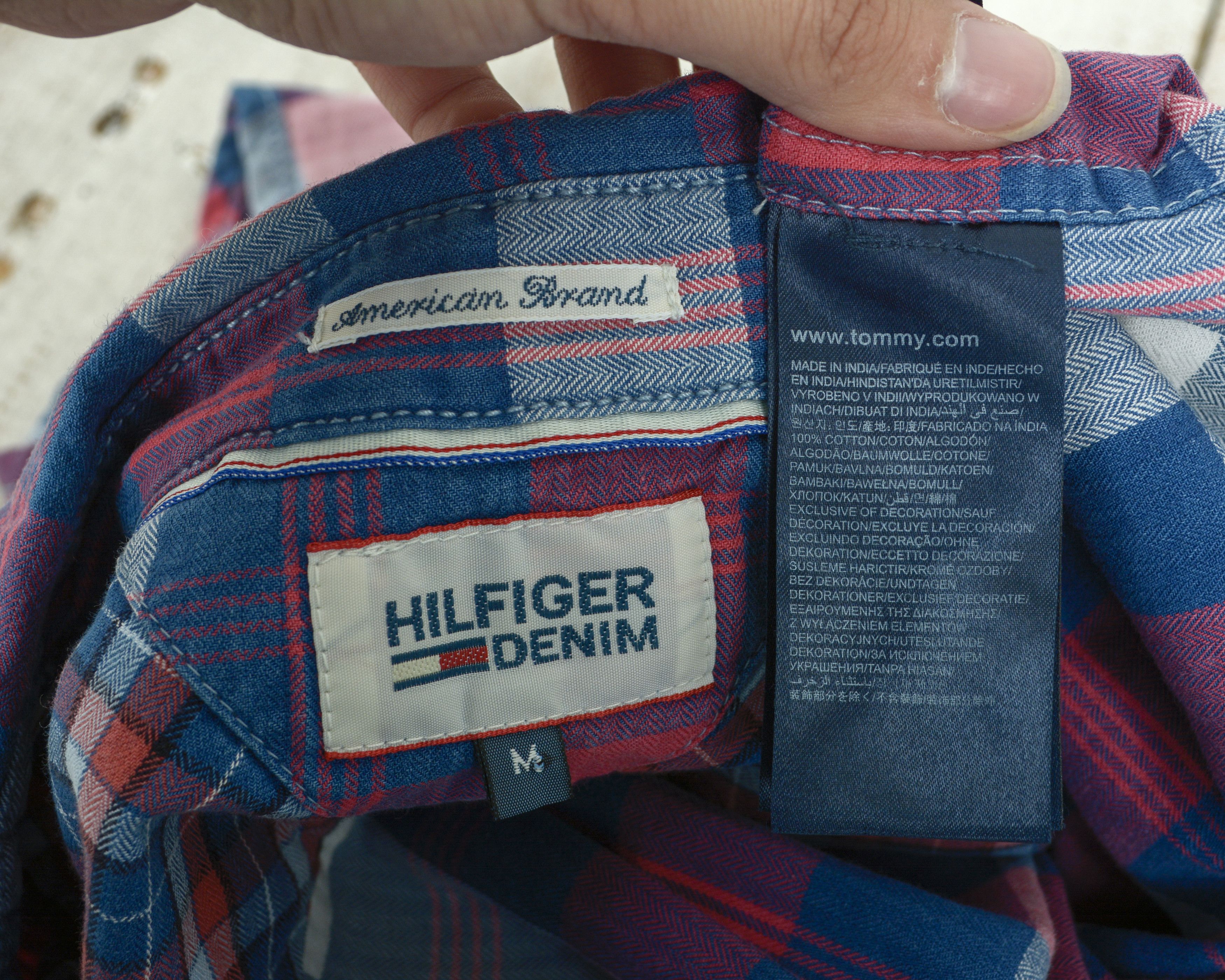 Tommy Hilfiger TOMMY HILFIGER M Casual Shirt Check Plaid Long Sleeve Forma Size US M / EU 48-50 / 2 - 7 Thumbnail