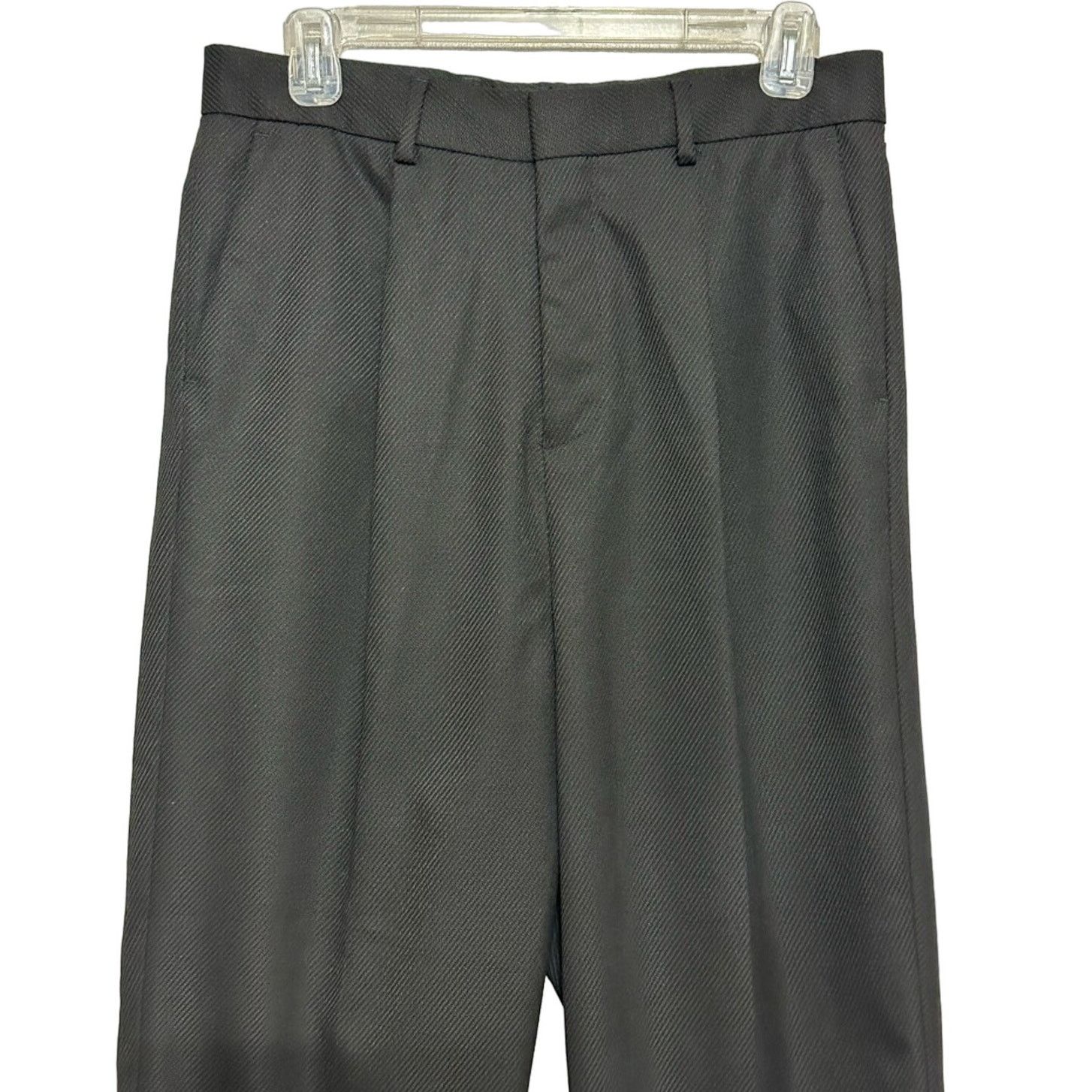 Topman Topman Dress Pants Regular Fit Back Pockets Black M 32 NWOT Size US 32 / EU 48 - 2 Thumbnail
