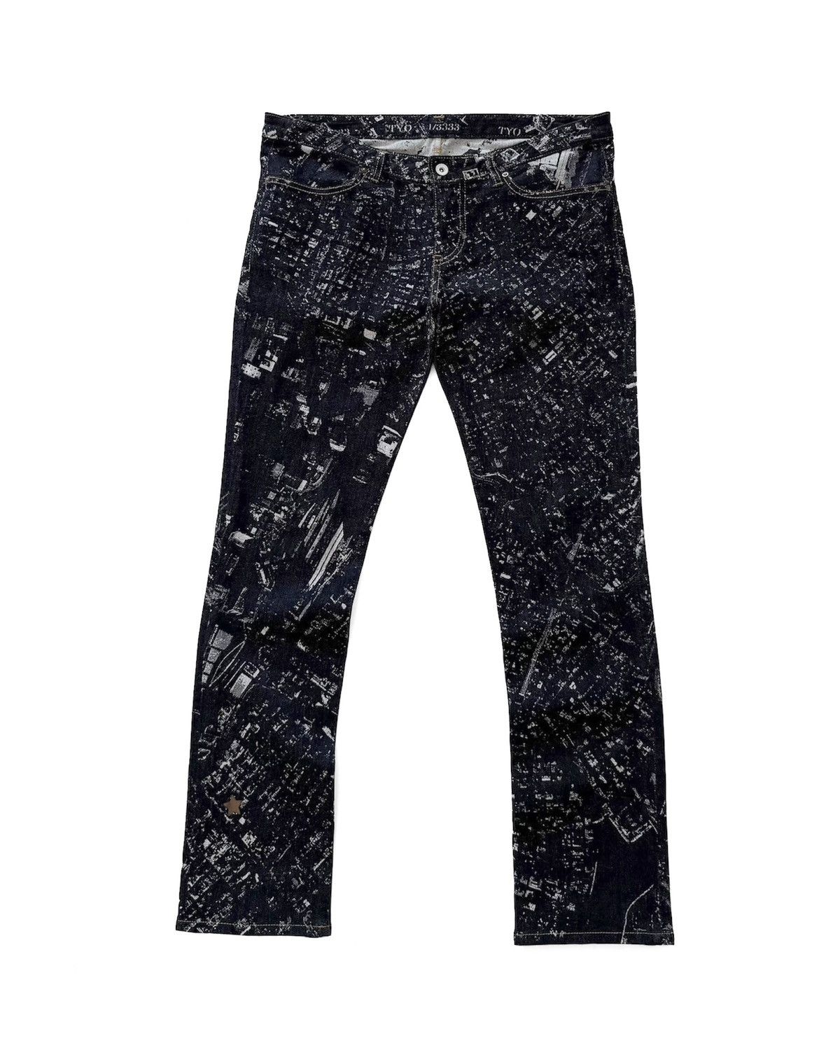 Issey Miyake ISSEY MIYAKE LOW RISE JEANS CITYSCAPE Size US 36 / EU 52 - 1 Thumbnail