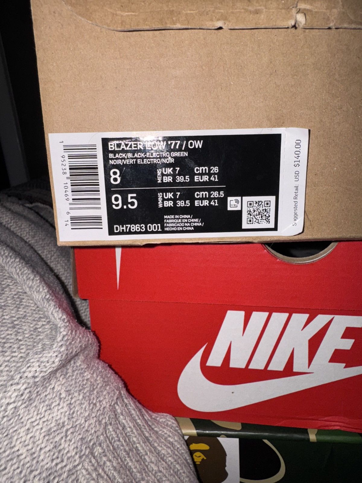 Nike × Off-White Nike x Off-White Blazer Low BNWT Size US 8 / EU 41 - 3 Thumbnail