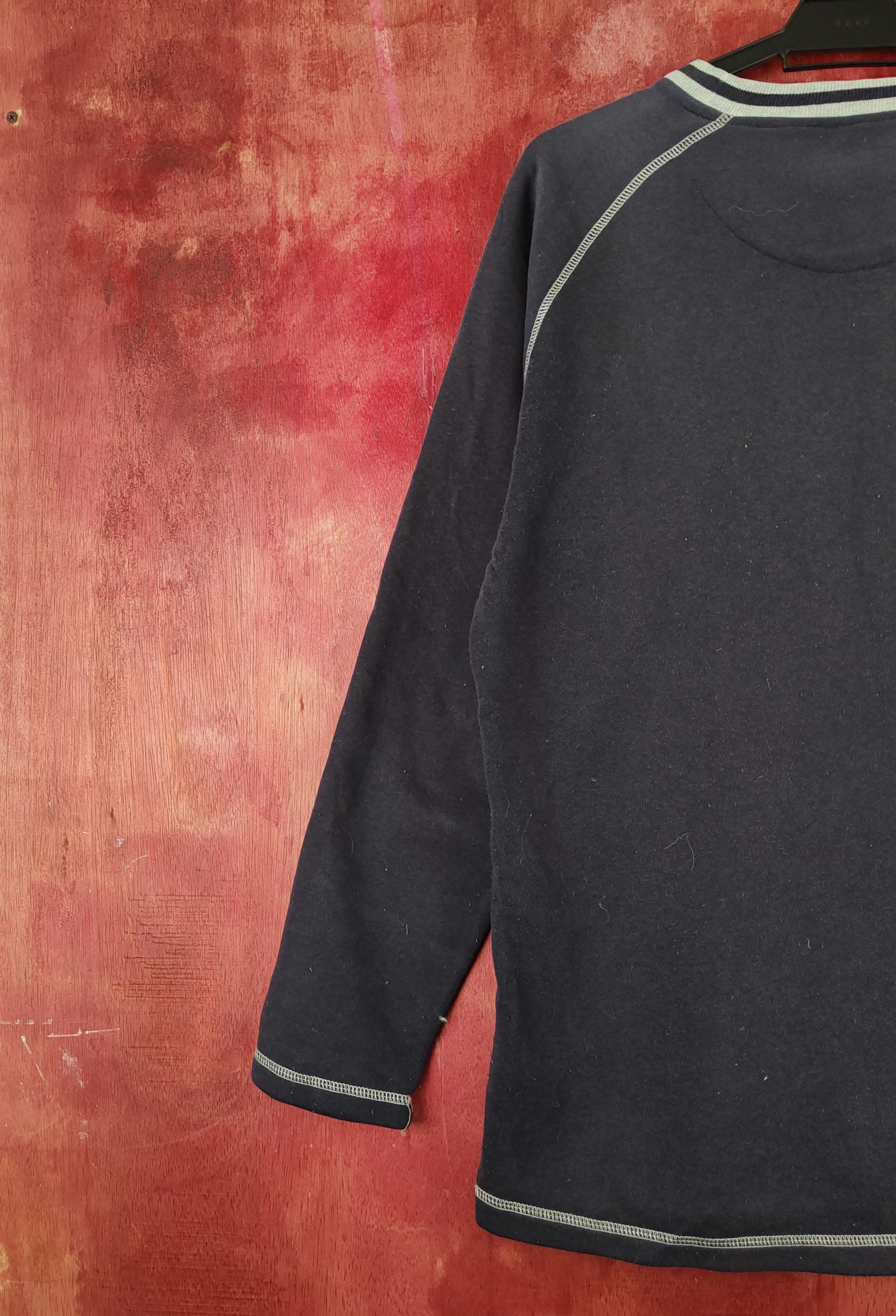 Japanese Brand × Lee × Vintage Lee Dark Blue Faded vintage Sweatshirts #S2118 Size L / US 10 / IT 46 - 10 Thumbnail