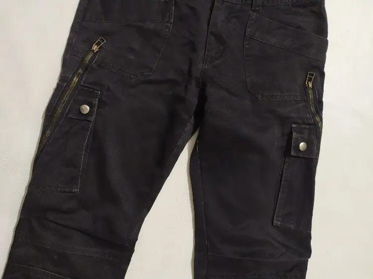 Japanese Brand PEEPUP Bondage Punk Zipper Style Split Pocket Pants Size US 29 - 4 Thumbnail
