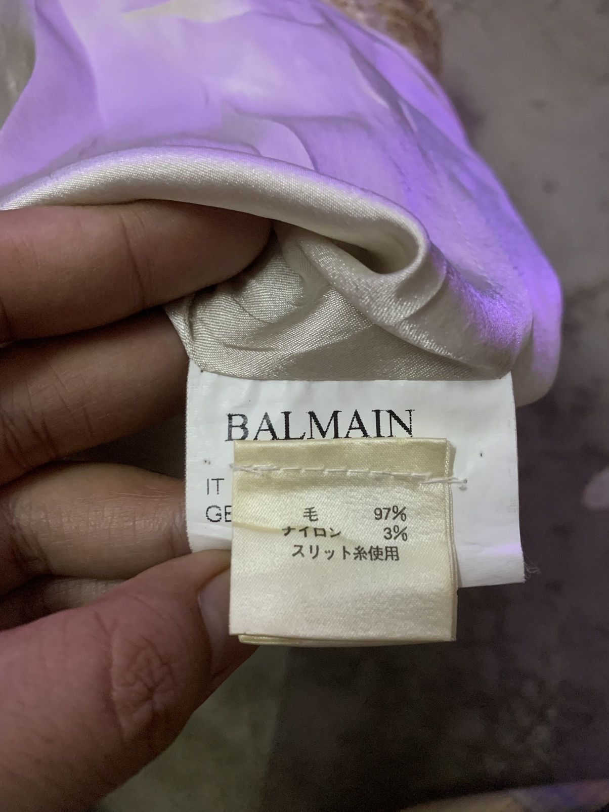 Balmain × Pierre Balmain Balmain Wool Jacket Made In Italy Size Us 6 Size M / US 6-8 / IT 42-44 - 7 Thumbnail