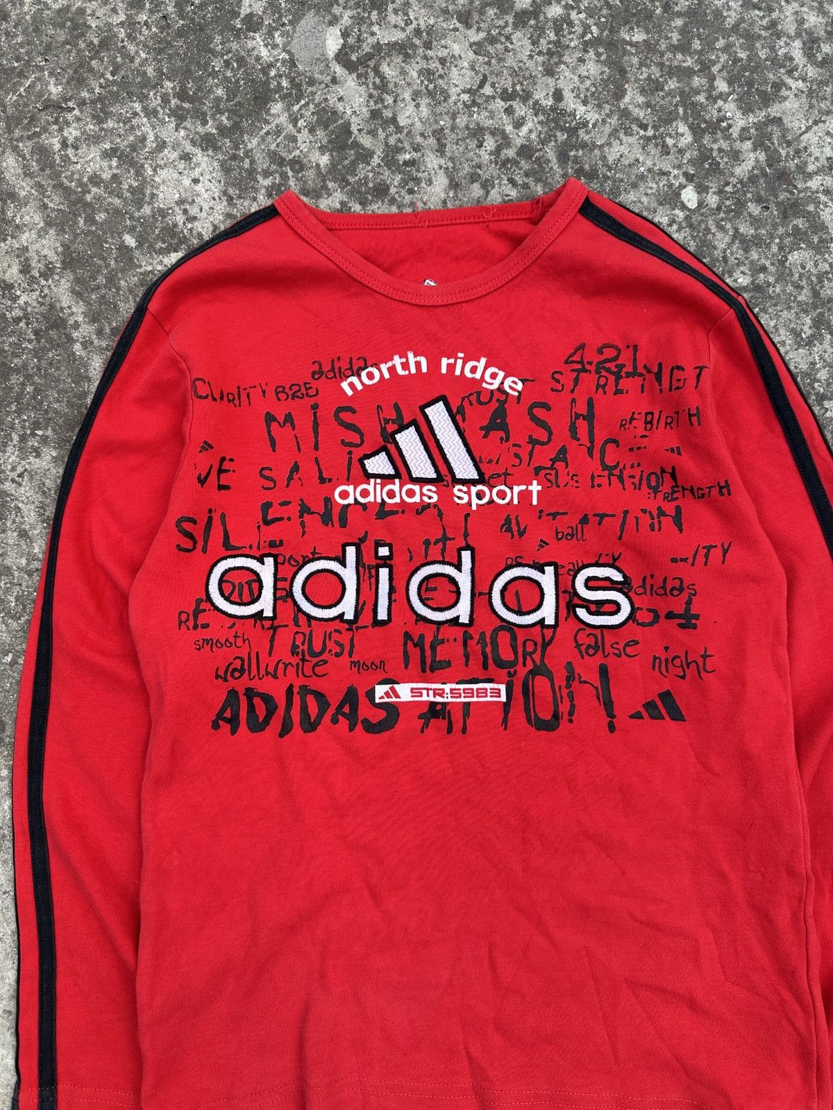 Adidas × Vintage Very Rare Vintage Adidas Long Sleeve Alt Streetwear S Casual Size US L / EU 52-54 / 3 - 2 Thumbnail