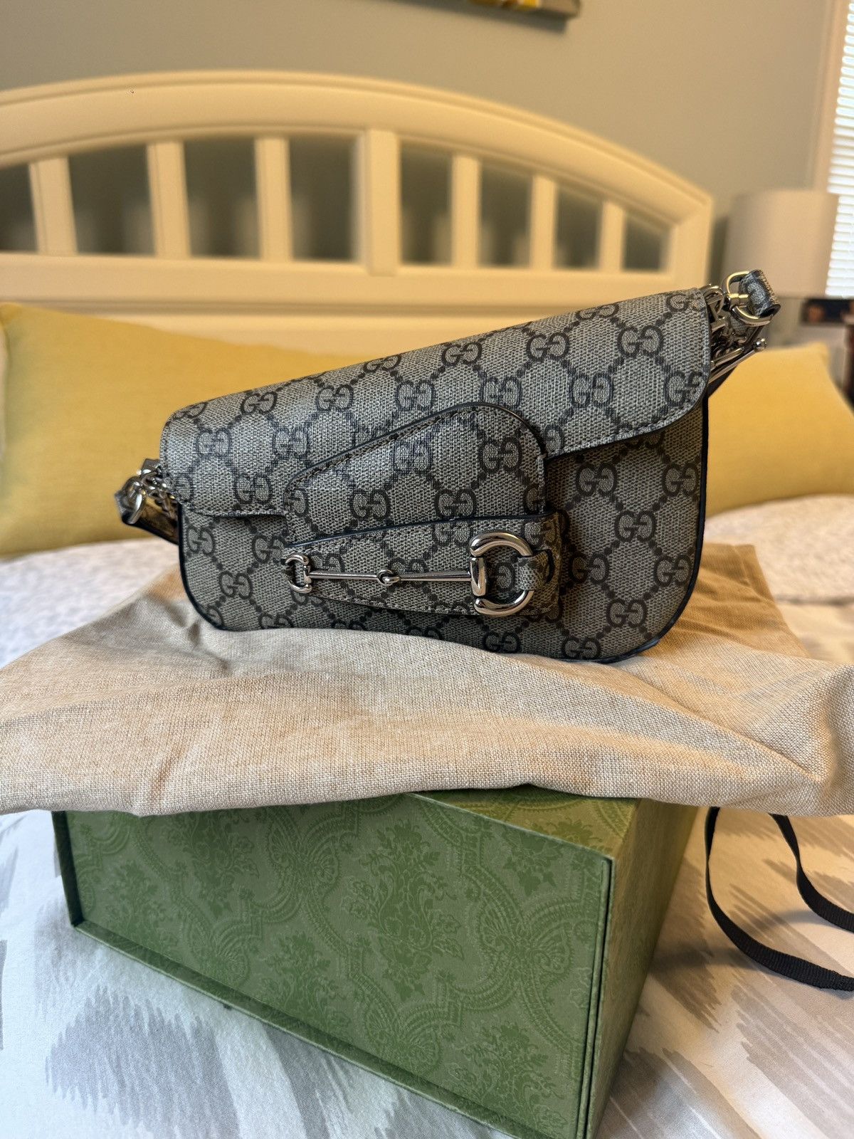 Gucci Gucci Horsebit 1955 Mini Shoulder Bag Size ONE SIZE - 1 Thumbnail