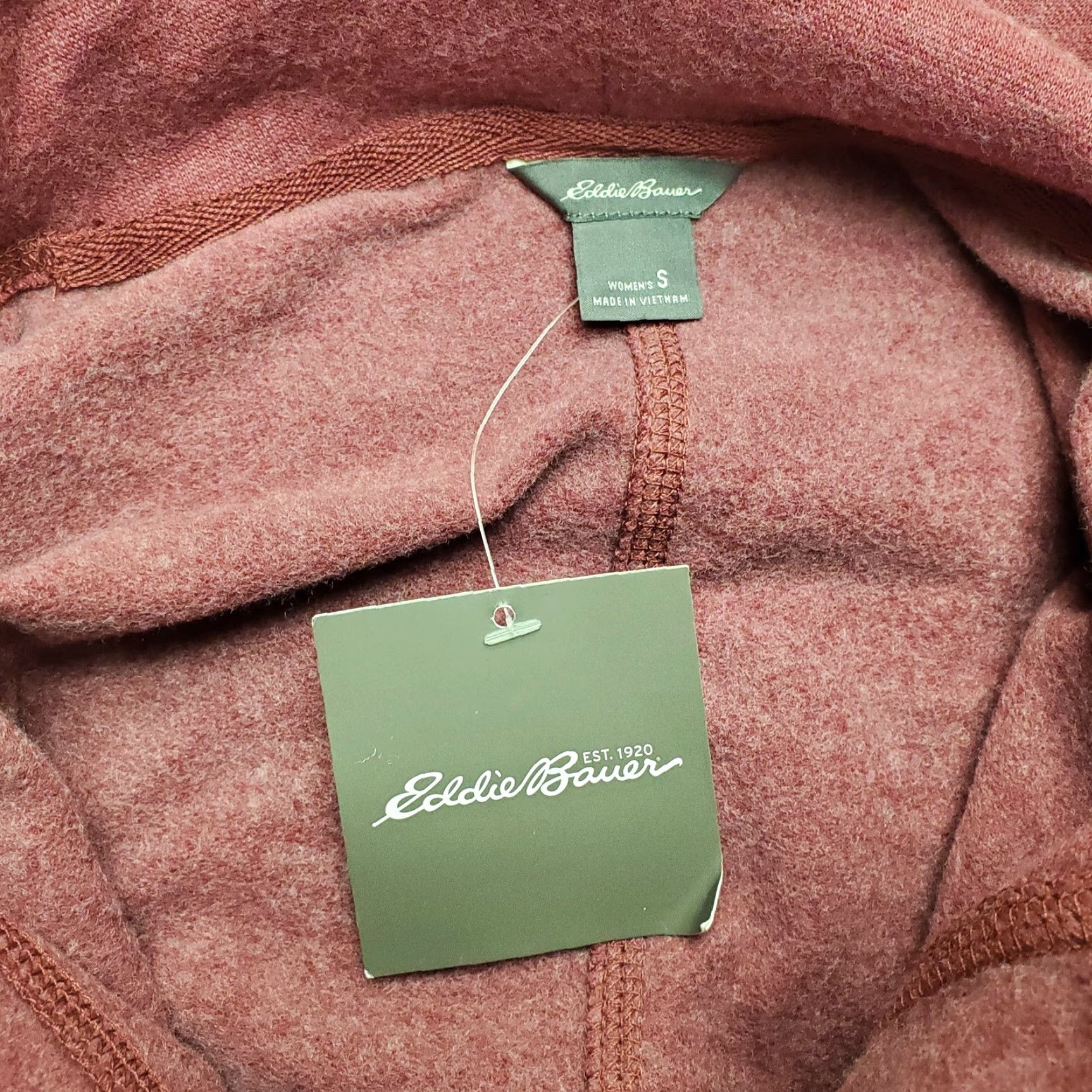 Eddie Bauer Eddie Bauer Camp Fleece Wrap Sweater Cardigan Womens Small Red Open Front Casual Swal Size S / US 4 / IT 40 - 7 Thumbnail