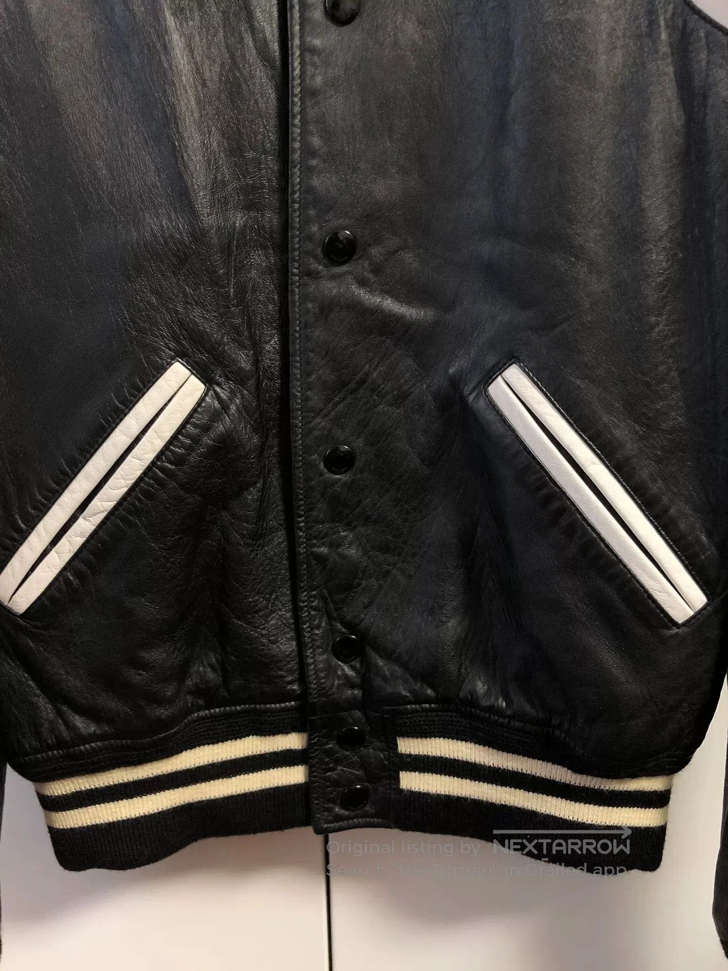Saint Laurent Paris rare saint laurent black and white bomber jacket. Size US S / EU 44-46 / 1 - 4 Thumbnail