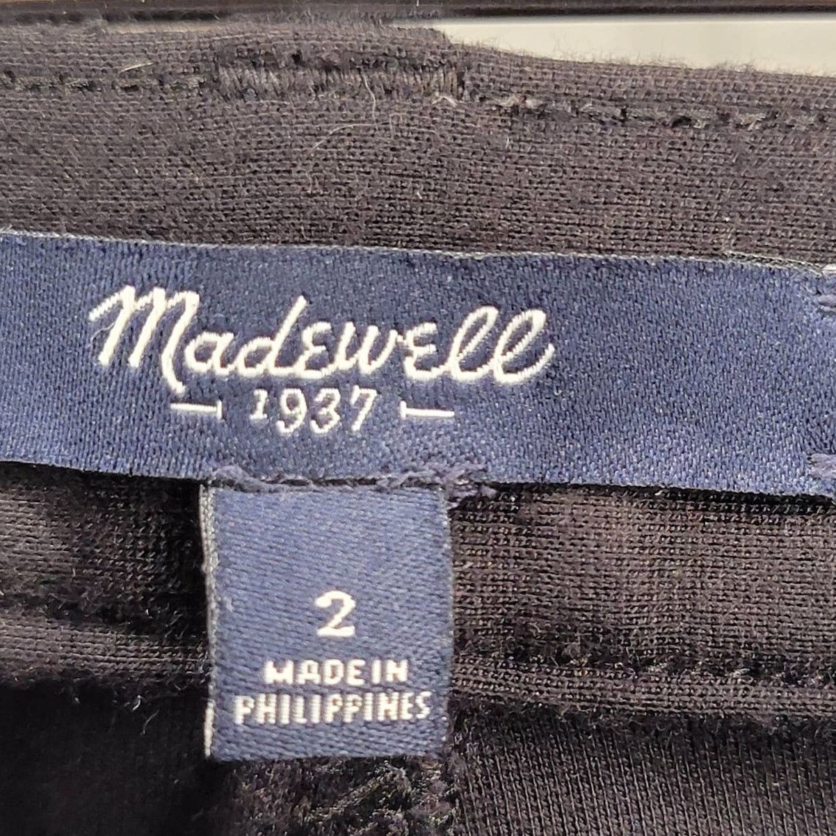 Madewell Madewell Black Knit Ponte pants zip ankle size 2 Size 26" / US 2 / IT 38 - 2 Thumbnail