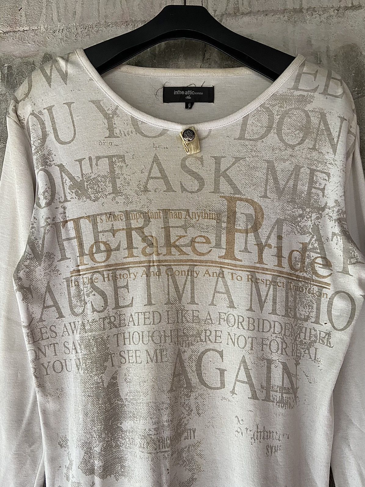 In The Attic IN THE ATTIC HOMME POEM LONG SLEEVE Size US M / EU 48-50 / 2 - 2 Thumbnail