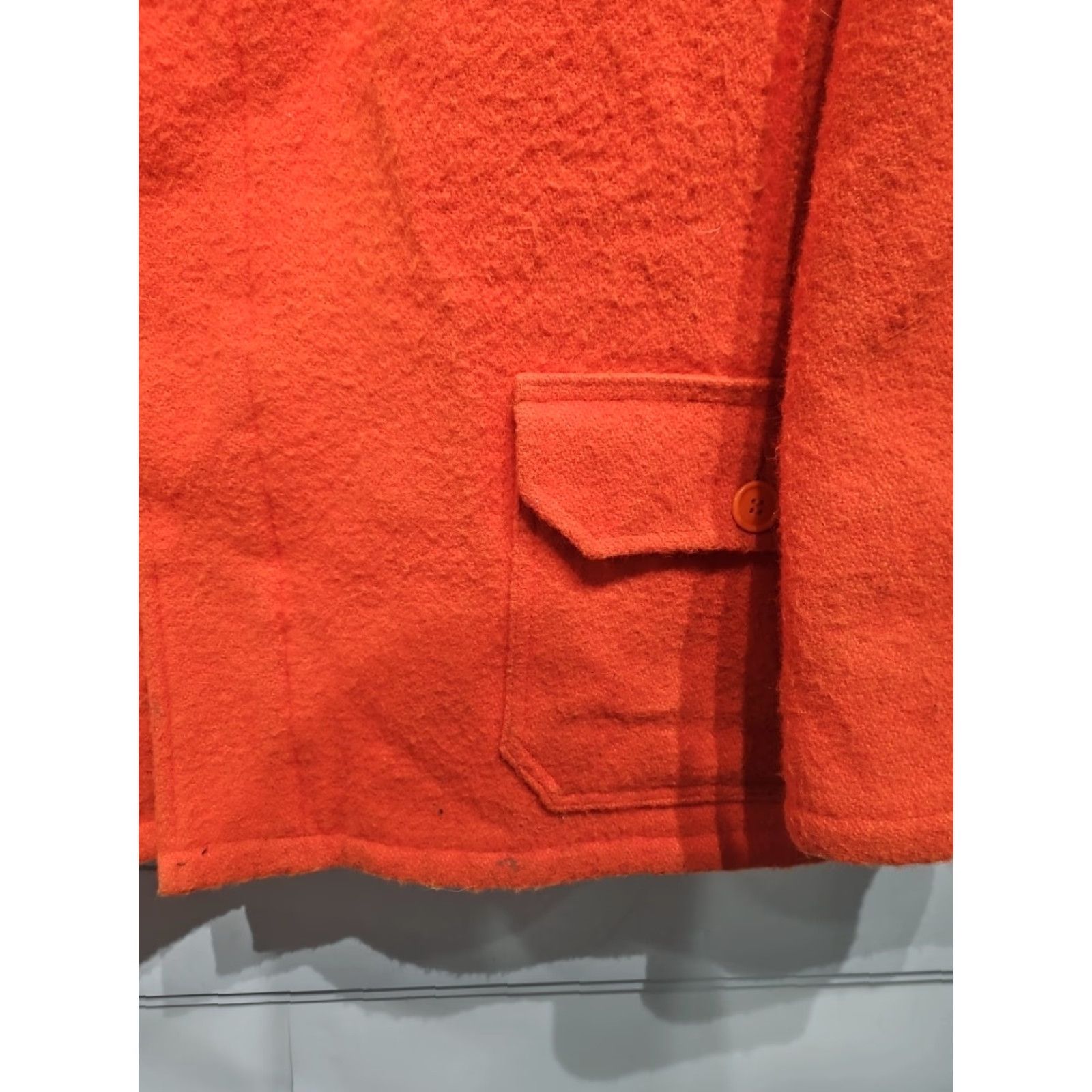 Vintage VINTAGE Bemidji Woolen Mills USA 100% Wool 301 Orange Coat Jacket Mens Size 50 Long Size US M / EU 48-50 / 2 - 7 Thumbnail