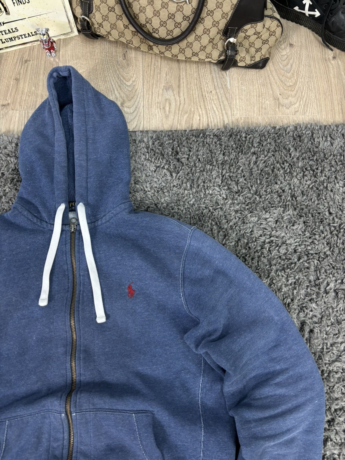 Ralph Lauren × Vintage Polo Ralph Lauren Zip Up Distressed Japanese Style Size US M / EU 48-50 / 2 - 1 Thumbnail