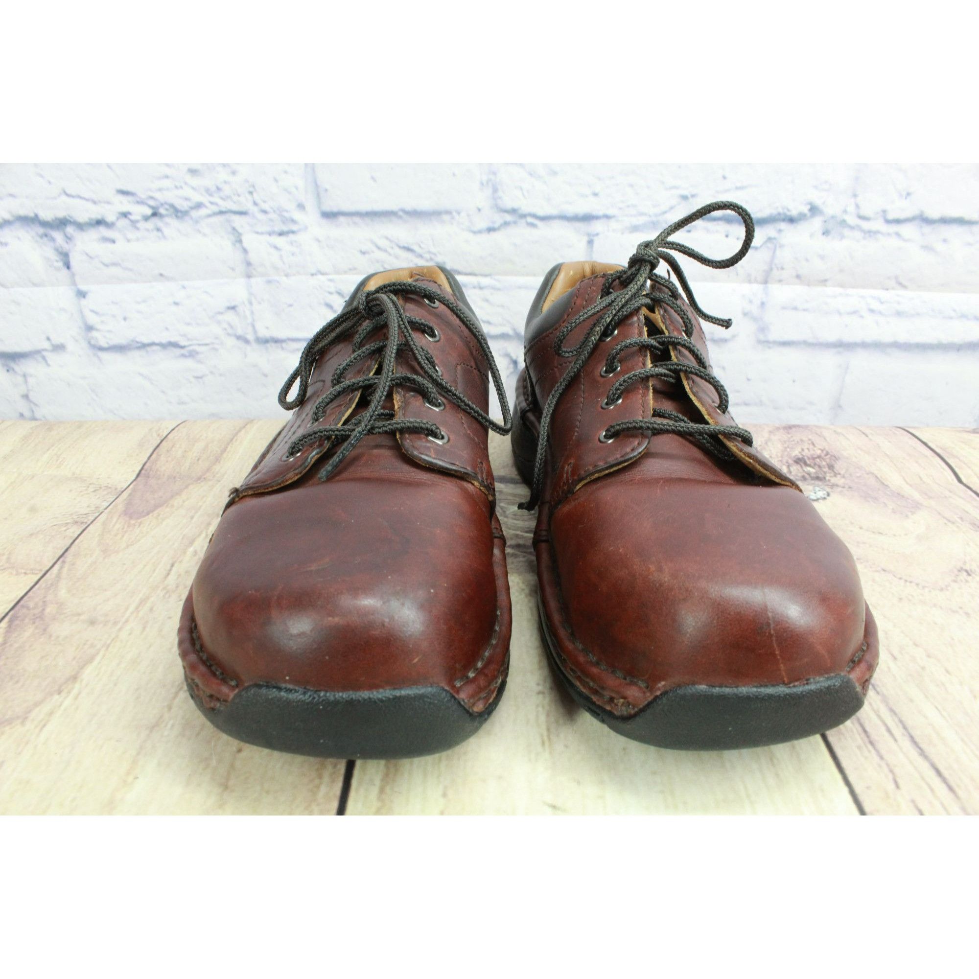 Leather × Red Wing Red Wing Women's Slip Resistant Steel Toe Oxford Shoes Size US 6.5 / IT 36.5 - 4 Thumbnail