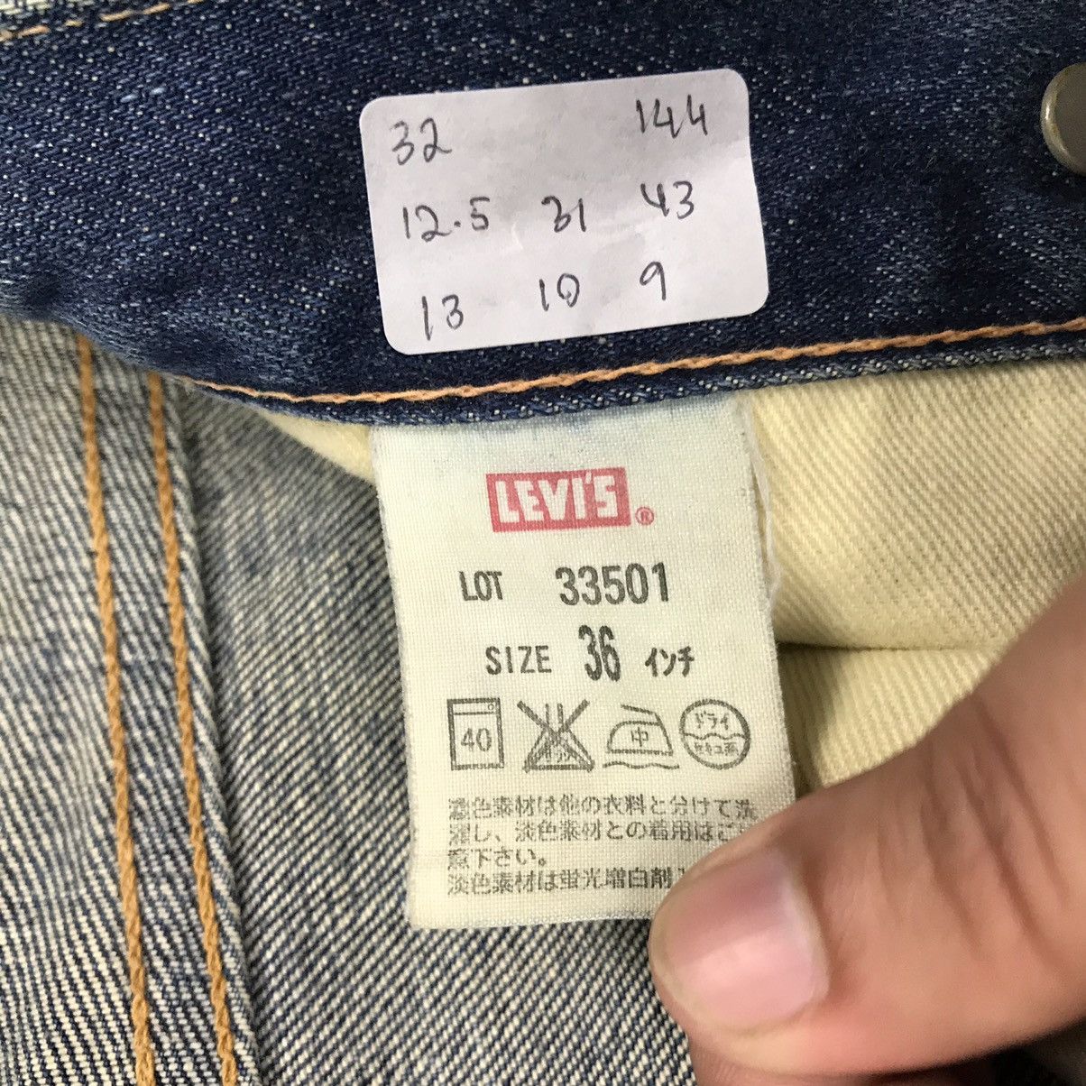 Japanese Brand × Levi's Vintage Clothing VINTAGE LEVIS 33501 DISTRESSED SELVADGE DENIM PANTS 144 Size US 32 / EU 48 - 21 Thumbnail